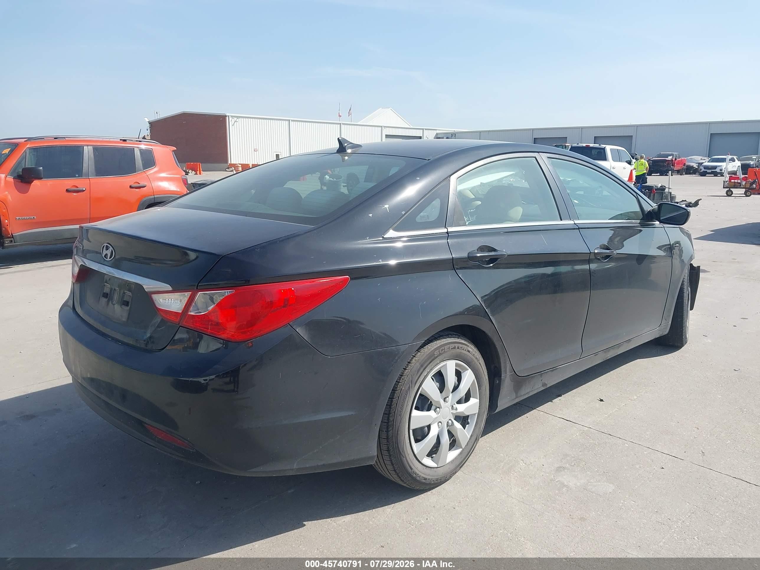 2011 Hyundai Sonata Gls Black vin: 5NPEB4AC7BH298326