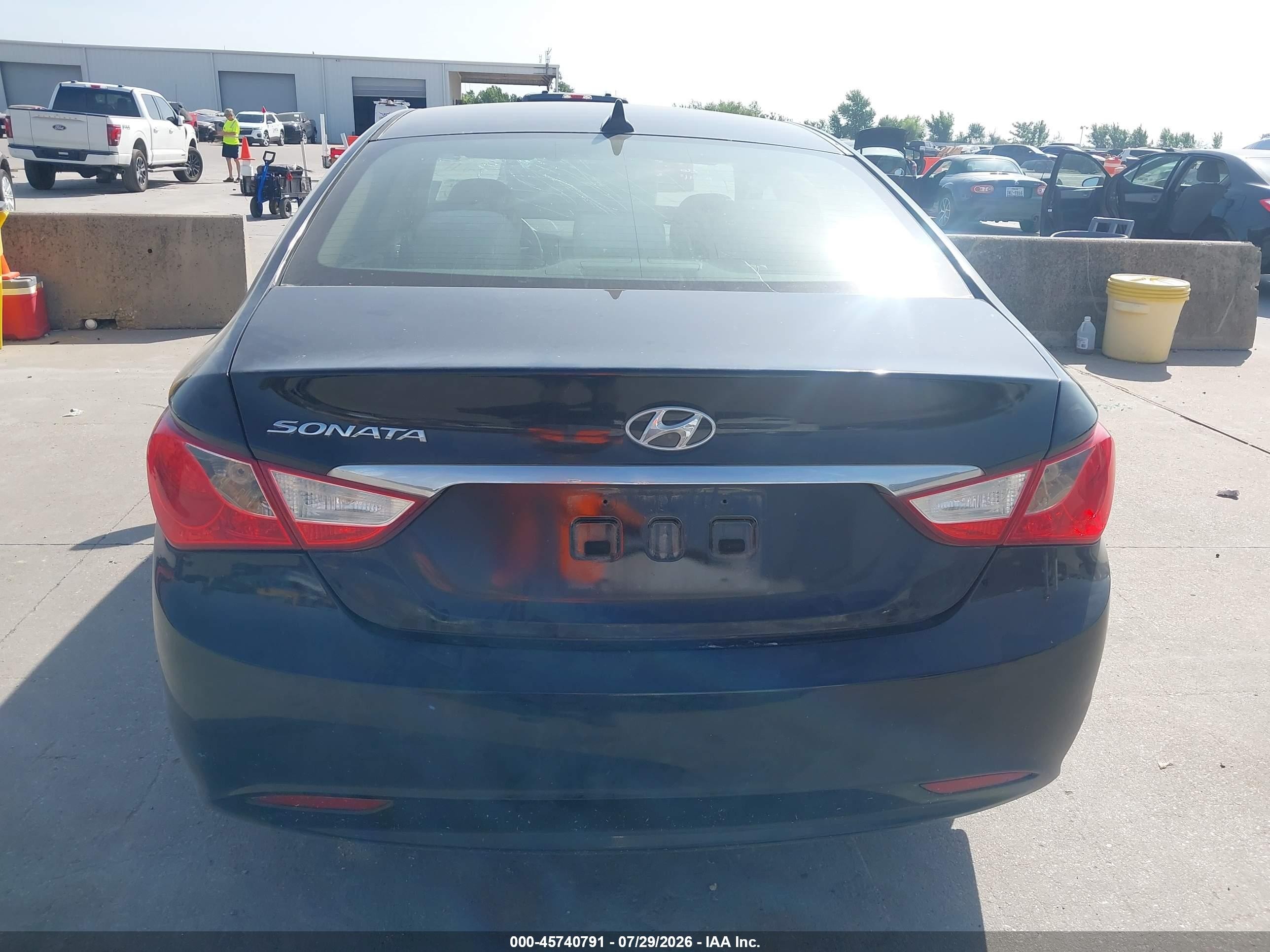 2011 Hyundai Sonata Gls Black vin: 5NPEB4AC7BH298326