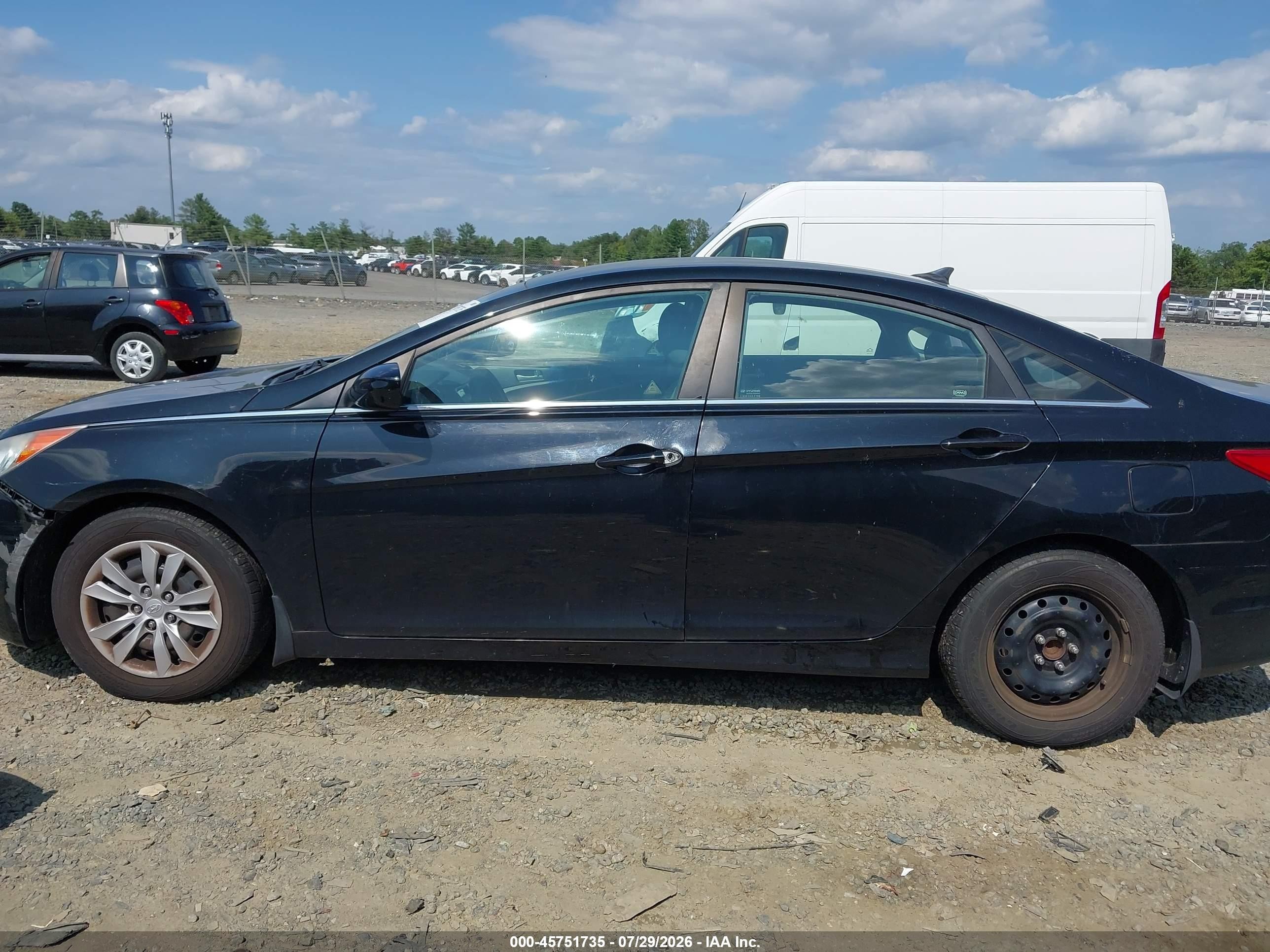 2011 Hyundai Sonata Gls Black vin: 5NPEB4AC7BH307283