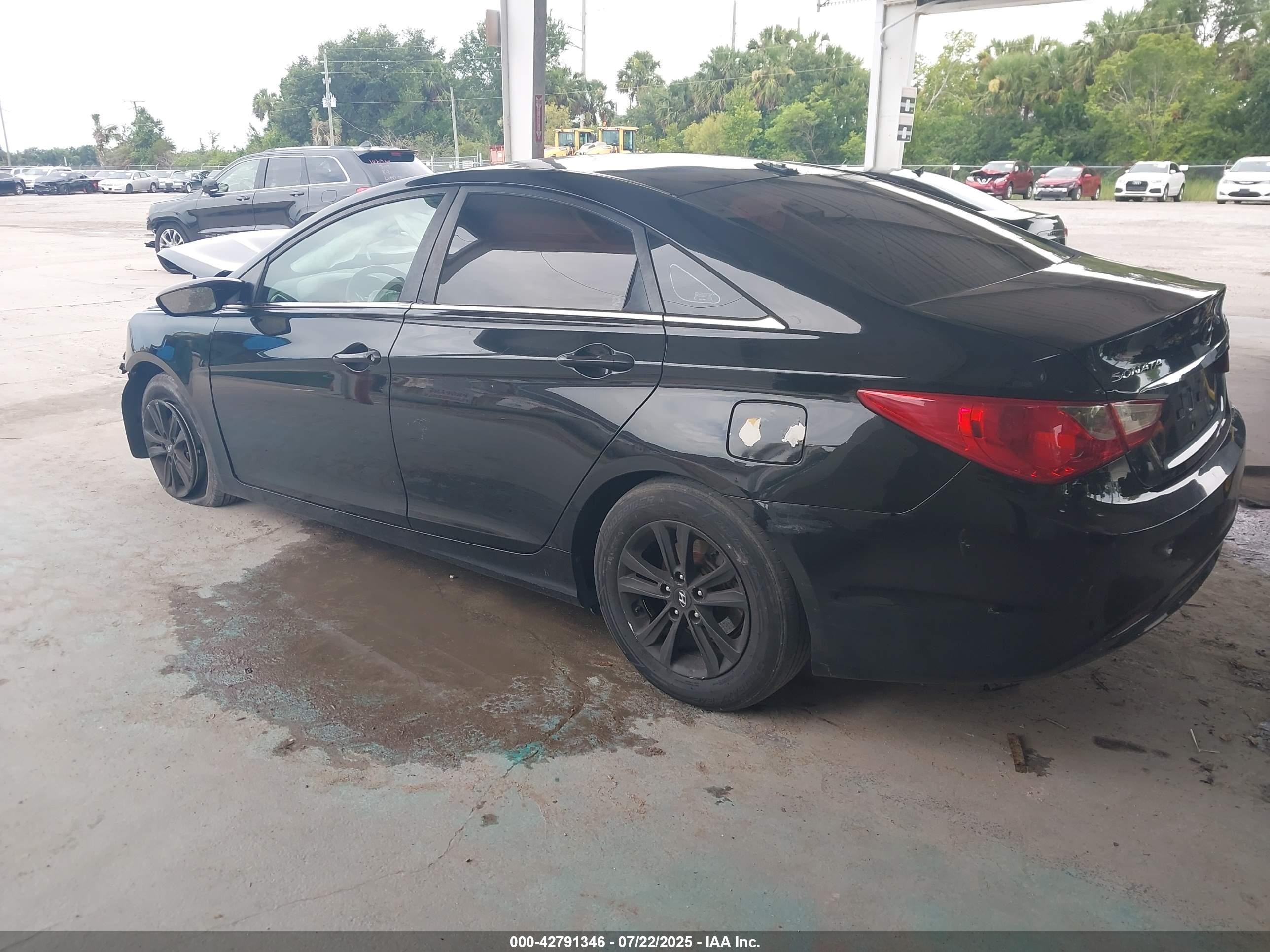 2012 Hyundai Sonata Gls Black vin: 5NPEB4AC7CH319273
