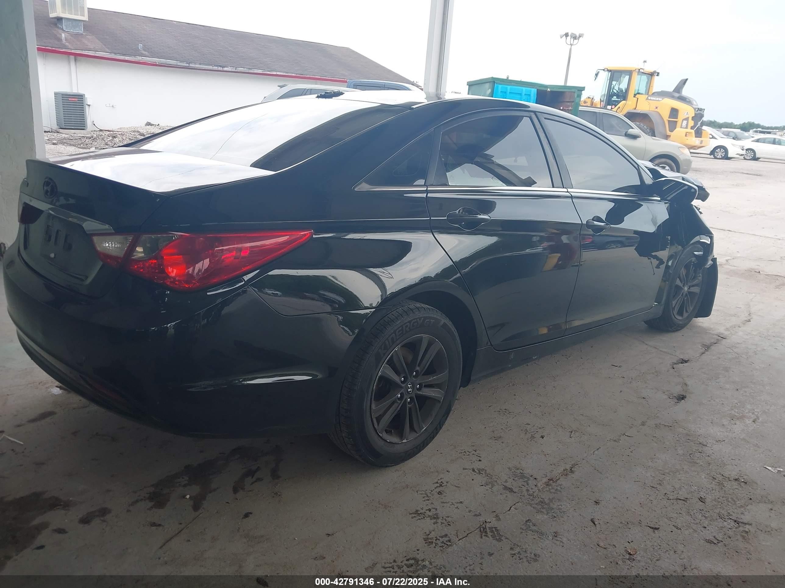 2012 Hyundai Sonata Gls Black vin: 5NPEB4AC7CH319273