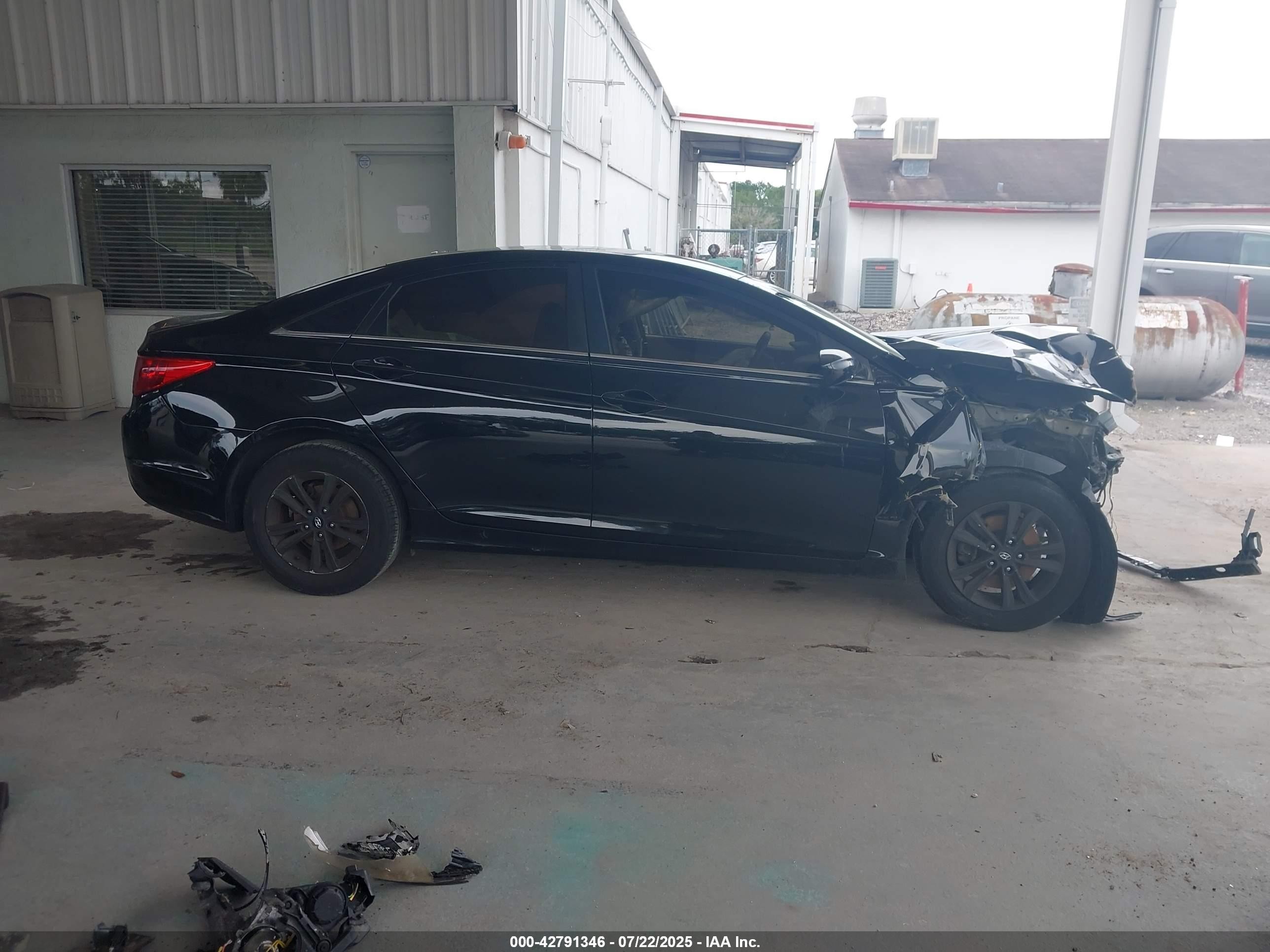 2012 Hyundai Sonata Gls Black vin: 5NPEB4AC7CH319273