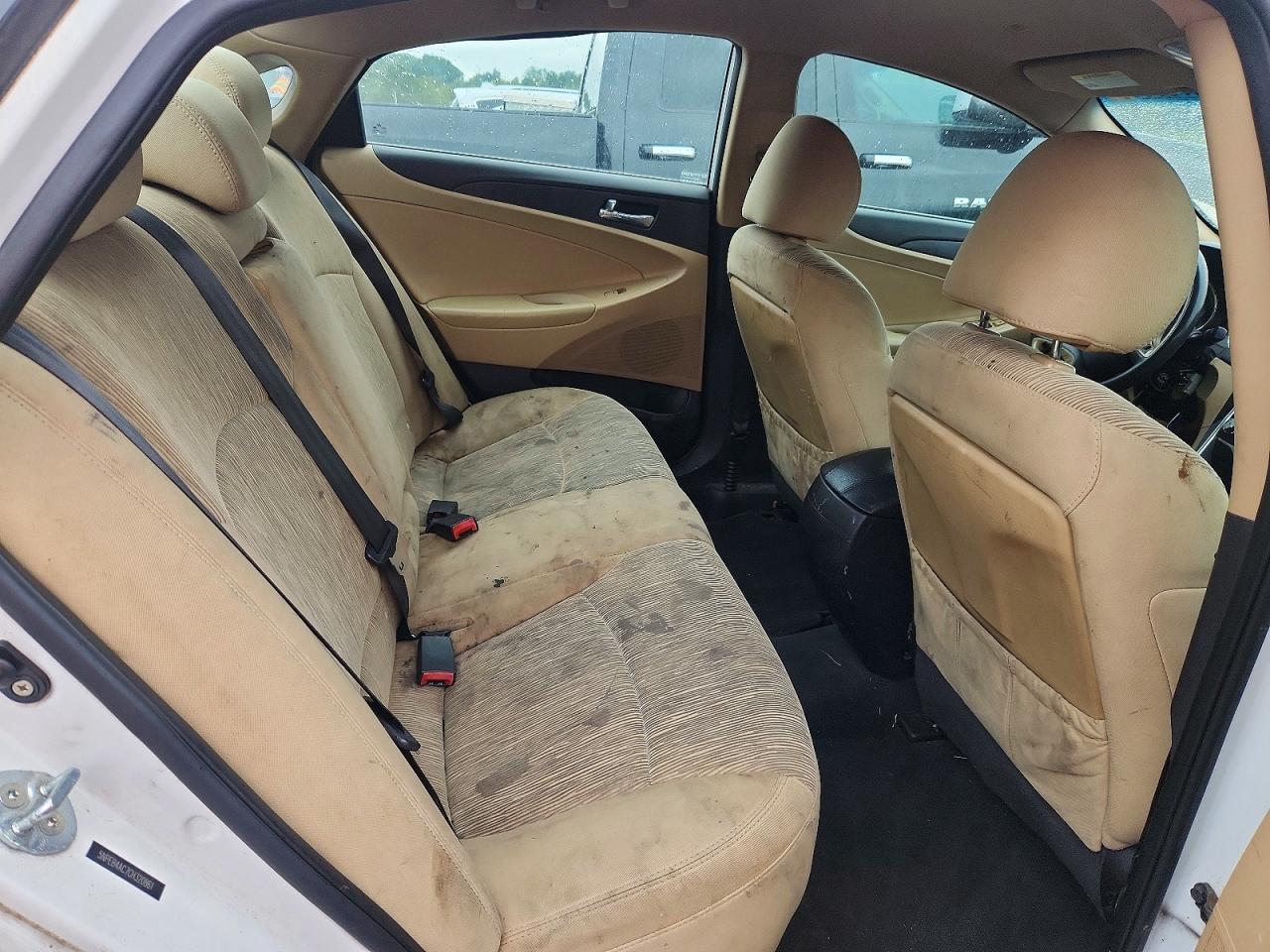2012 Hyundai Sonata Gls White vin: 5NPEB4AC7CH320861