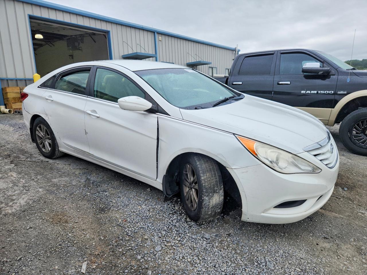2012 Hyundai Sonata Gls White vin: 5NPEB4AC7CH320861