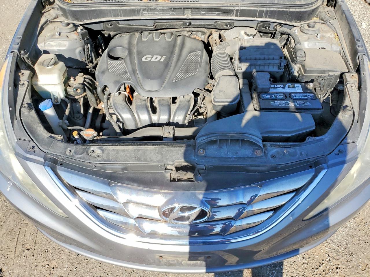 2012 Hyundai Sonata Gls Серый vin: 5NPEB4AC7CH325090