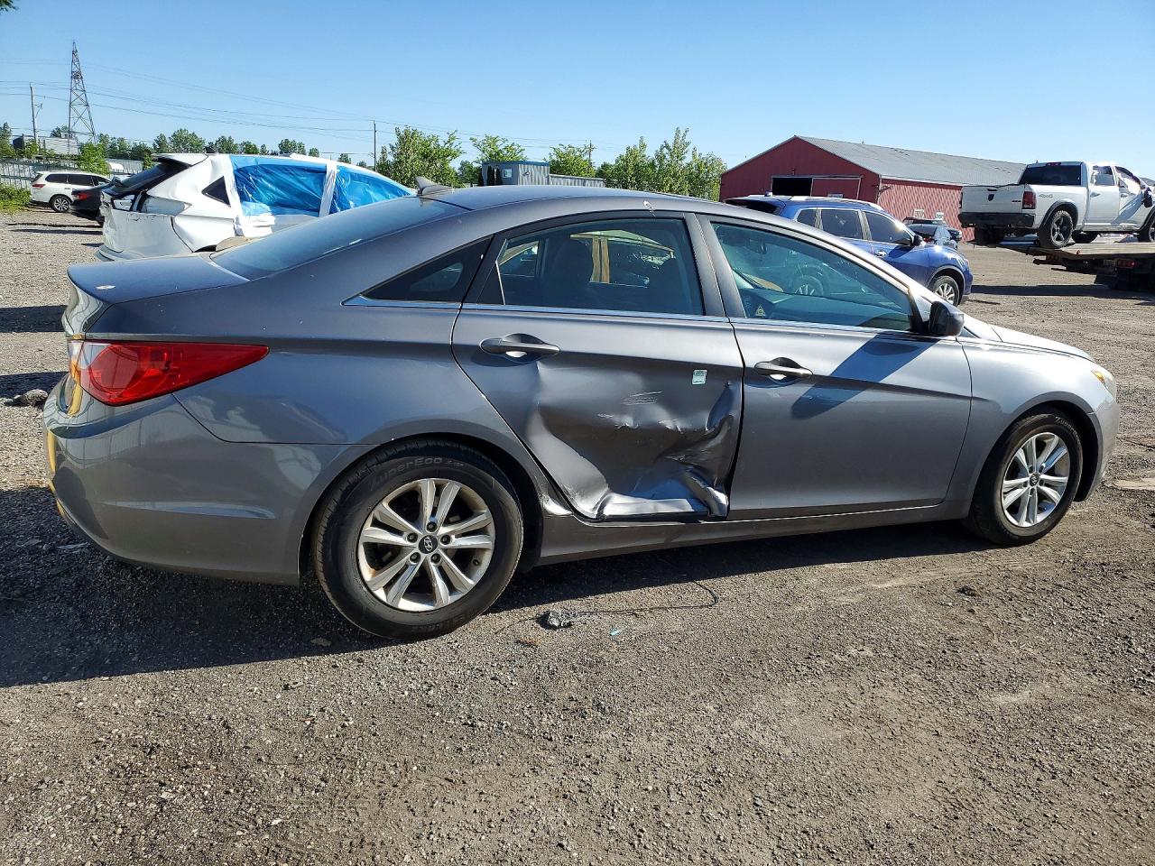 2012 Hyundai Sonata Gls Серый vin: 5NPEB4AC7CH325090