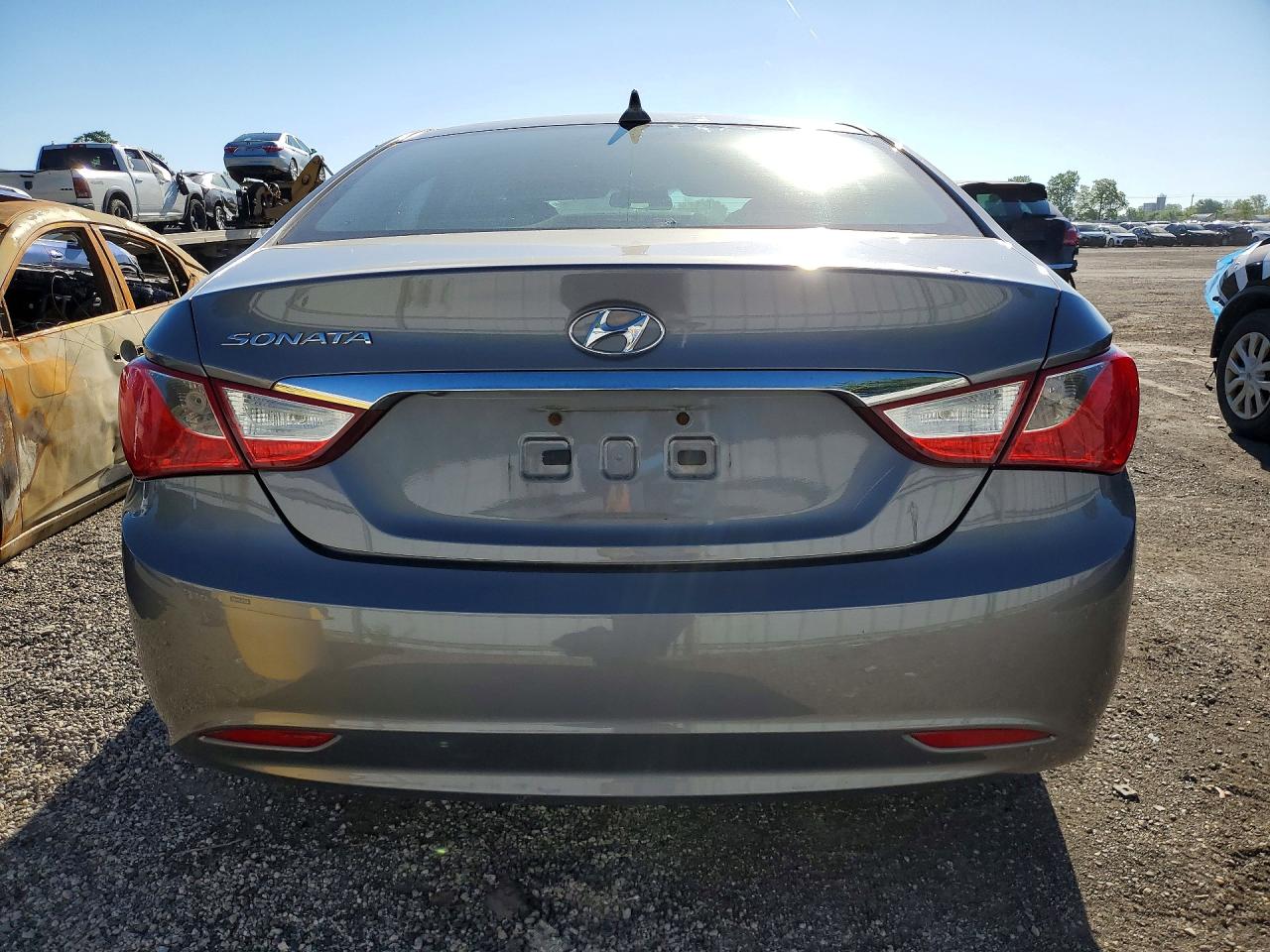 2012 Hyundai Sonata Gls Серый vin: 5NPEB4AC7CH325090
