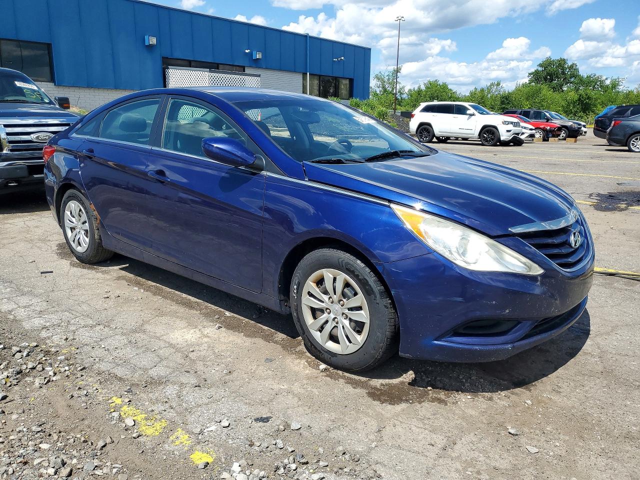 2012 Hyundai Sonata Gls Blue vin: 5NPEB4AC7CH330242