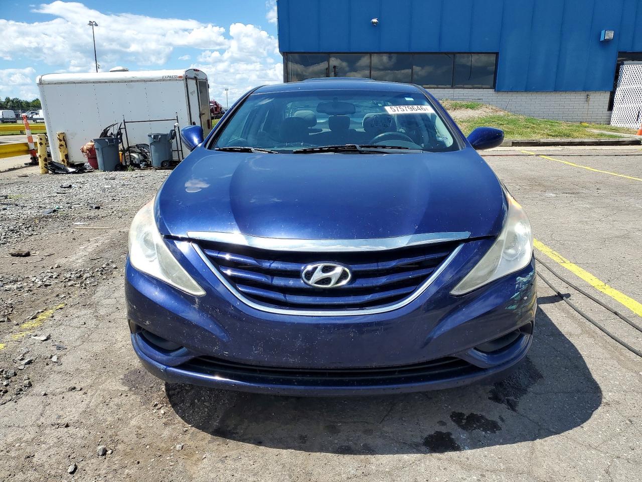 2012 Hyundai Sonata Gls Blue vin: 5NPEB4AC7CH330242