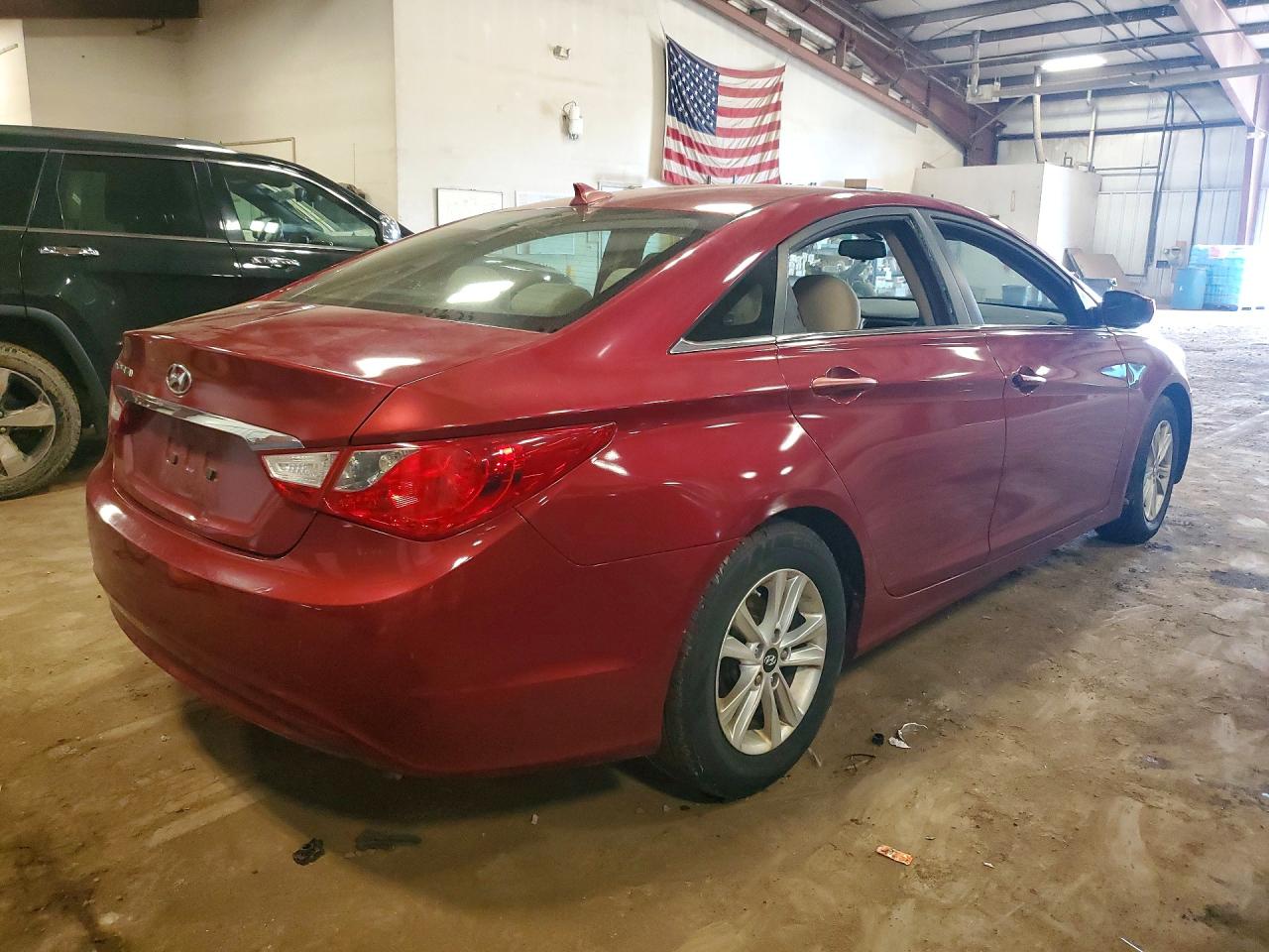 2012 Hyundai Sonata Gls Burgundy vin: 5NPEB4AC7CH336820