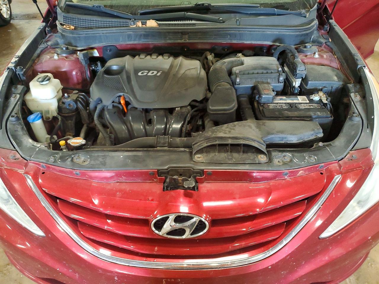 2012 Hyundai Sonata Gls Burgundy vin: 5NPEB4AC7CH336820
