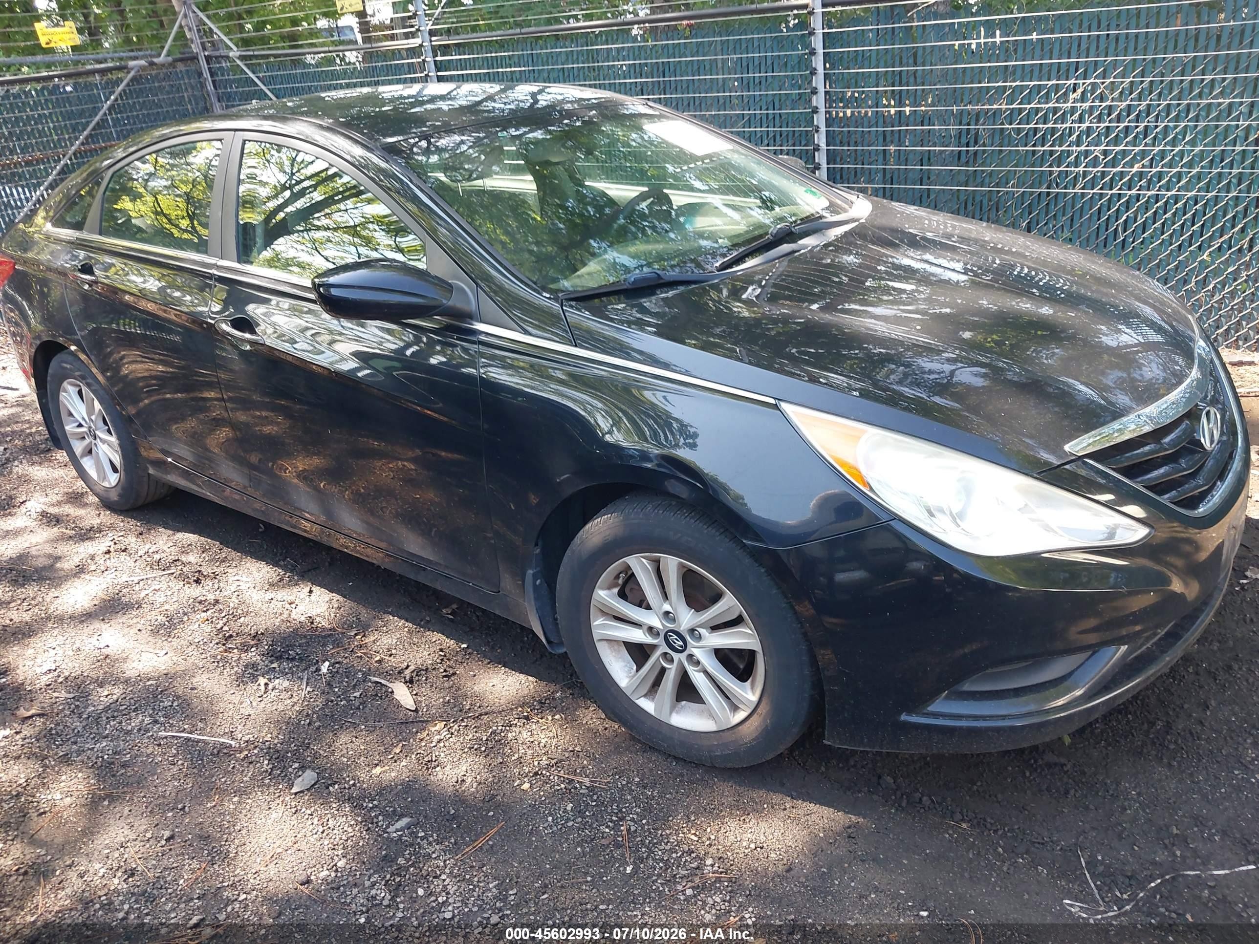 2012 Hyundai Sonata Gls Black vin: 5NPEB4AC7CH342455