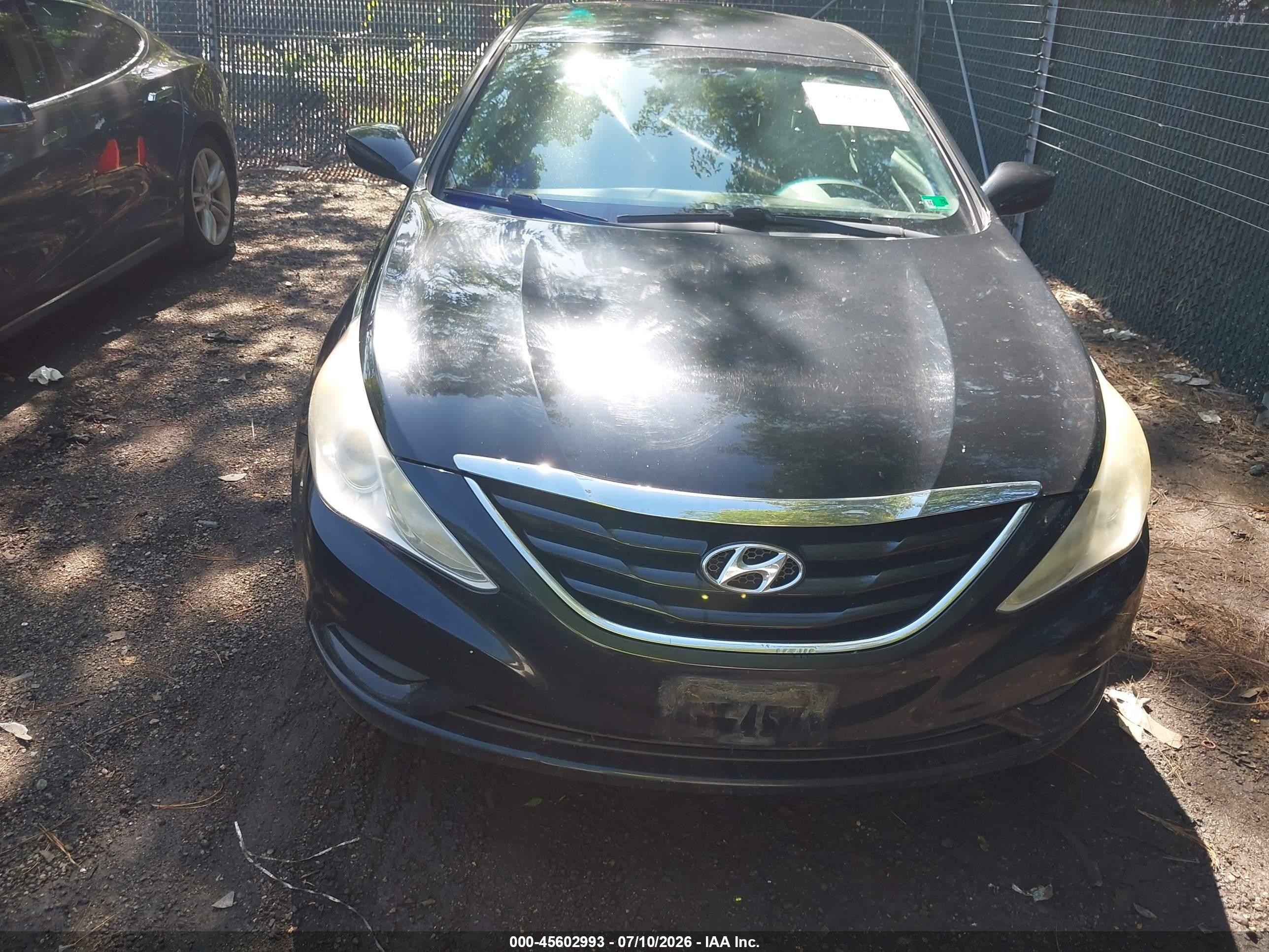 2012 Hyundai Sonata Gls Black vin: 5NPEB4AC7CH342455