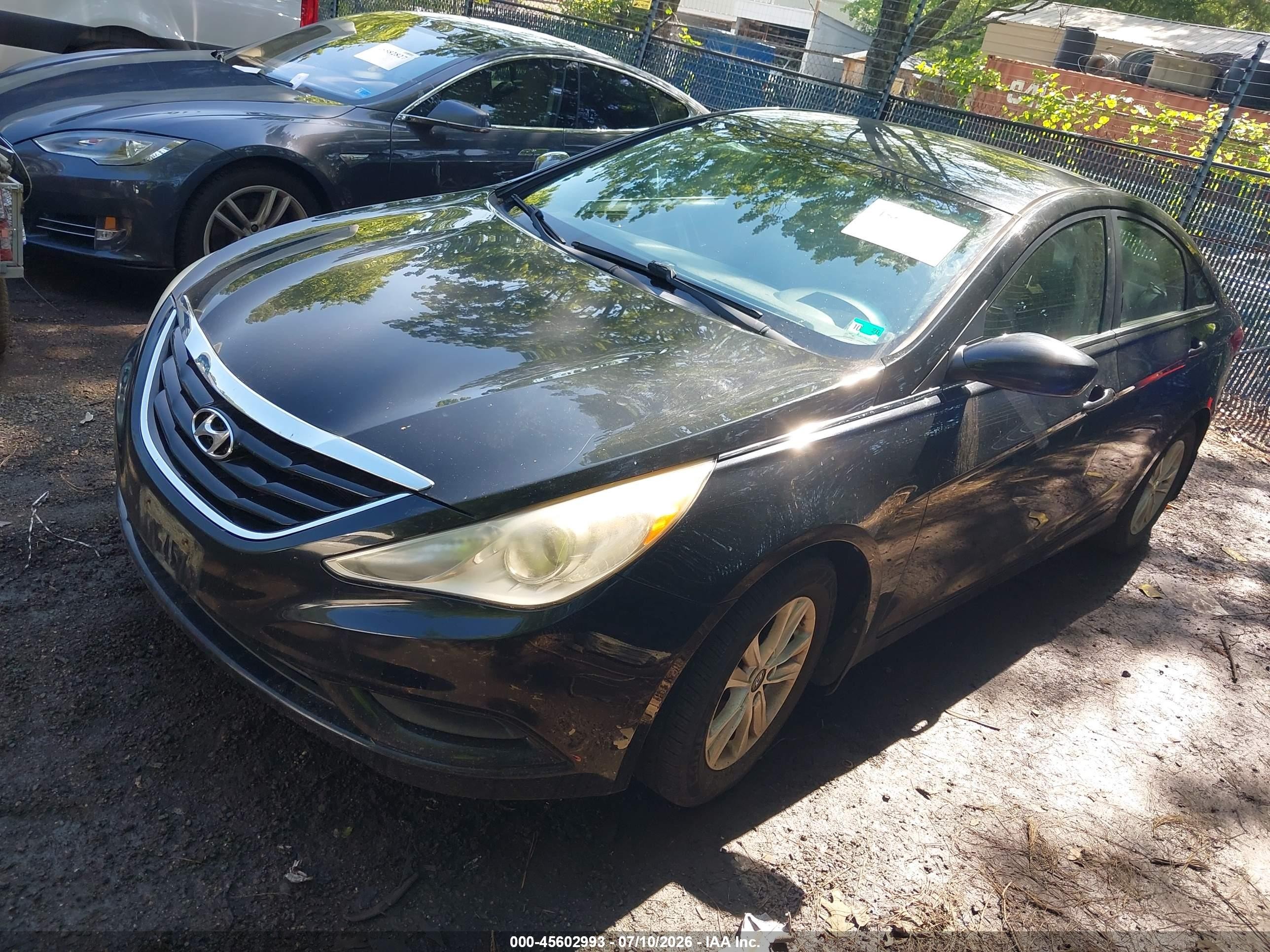 2012 Hyundai Sonata Gls Black vin: 5NPEB4AC7CH342455