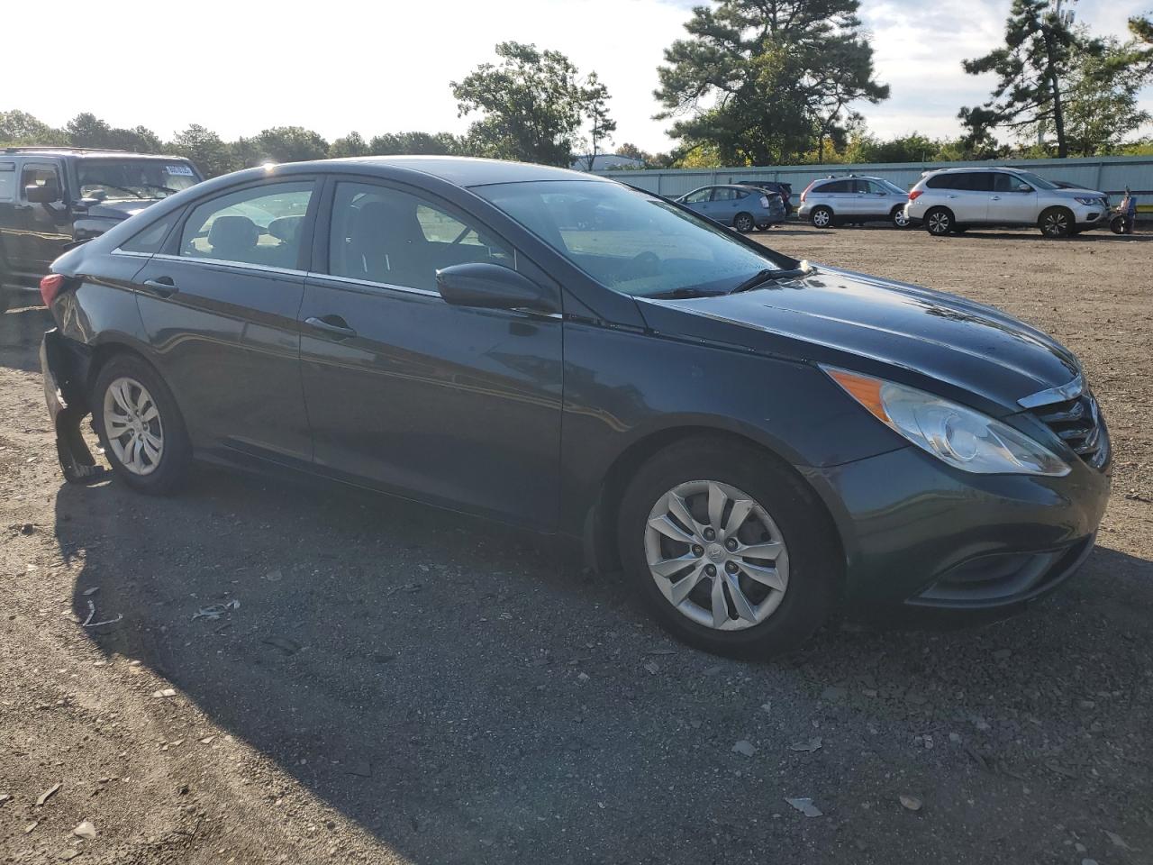 2012 Hyundai Sonata Gls Blue vin: 5NPEB4AC7CH345579