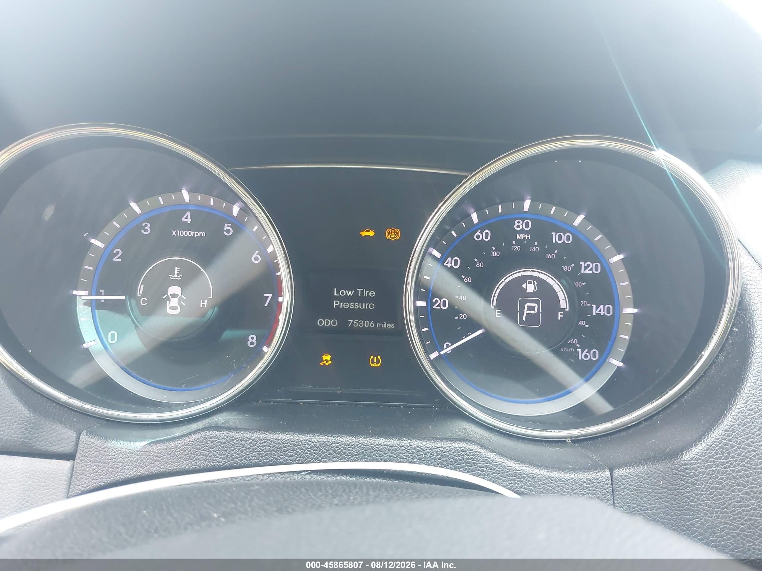 2012 Hyundai Sonata Gls Черный vin: 5NPEB4AC7CH347168