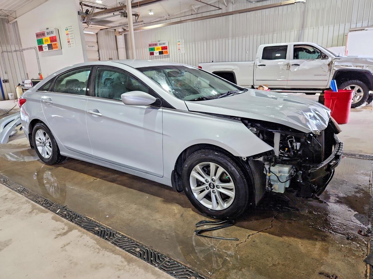 2012 Hyundai Sonata Gls Silver vin: 5NPEB4AC7CH349437
