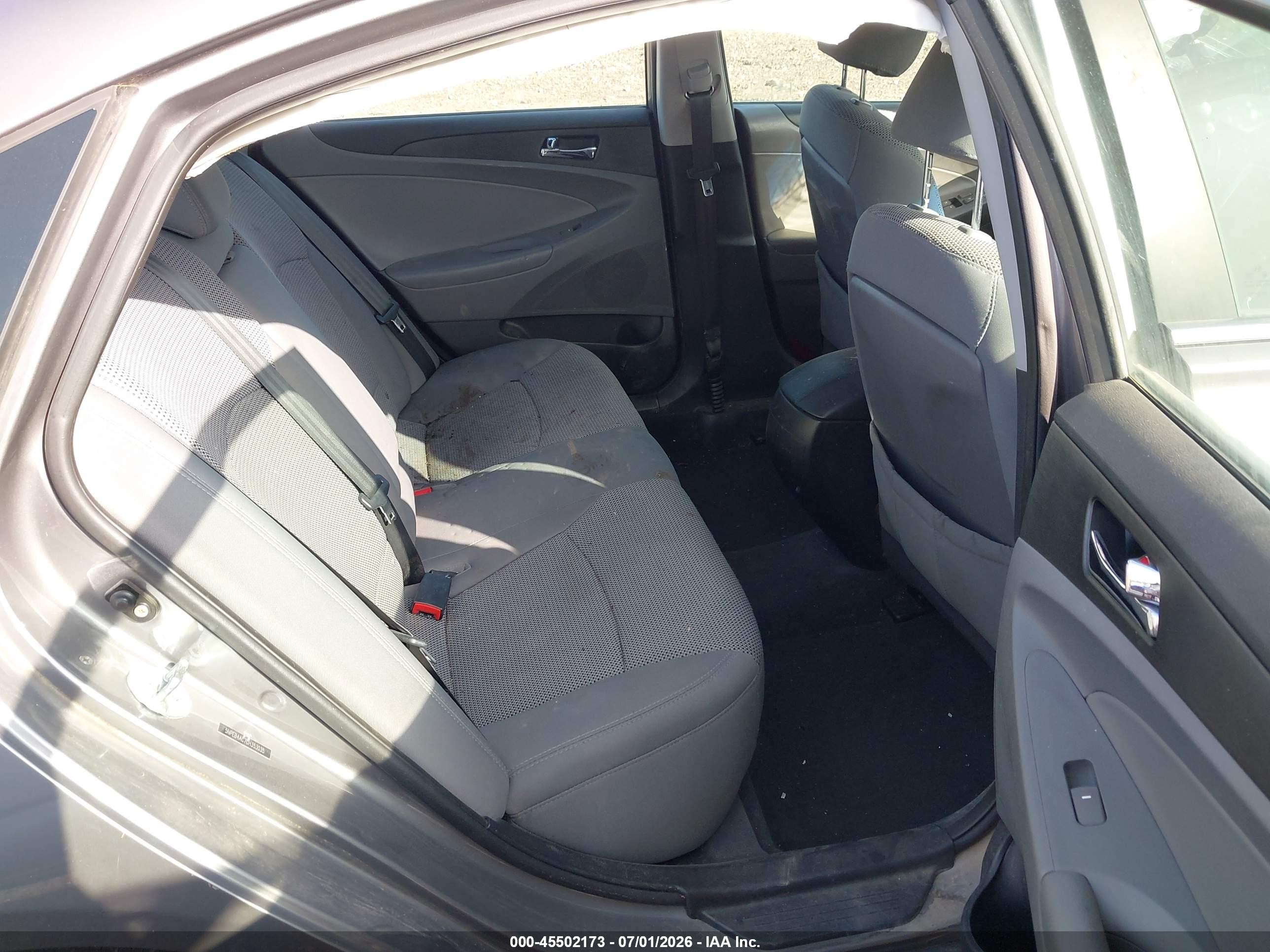 2012 Hyundai Sonata Gls Gray vin: 5NPEB4AC7CH353035