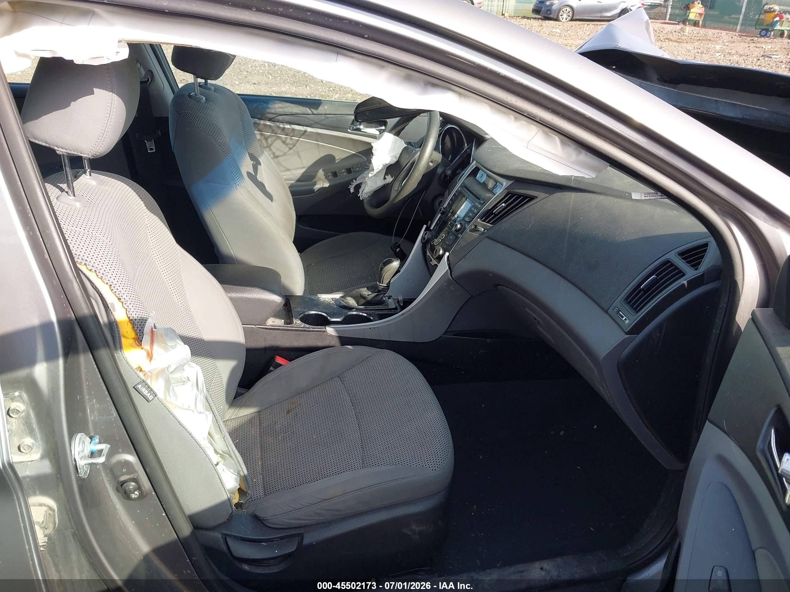 2012 Hyundai Sonata Gls Gray vin: 5NPEB4AC7CH353035