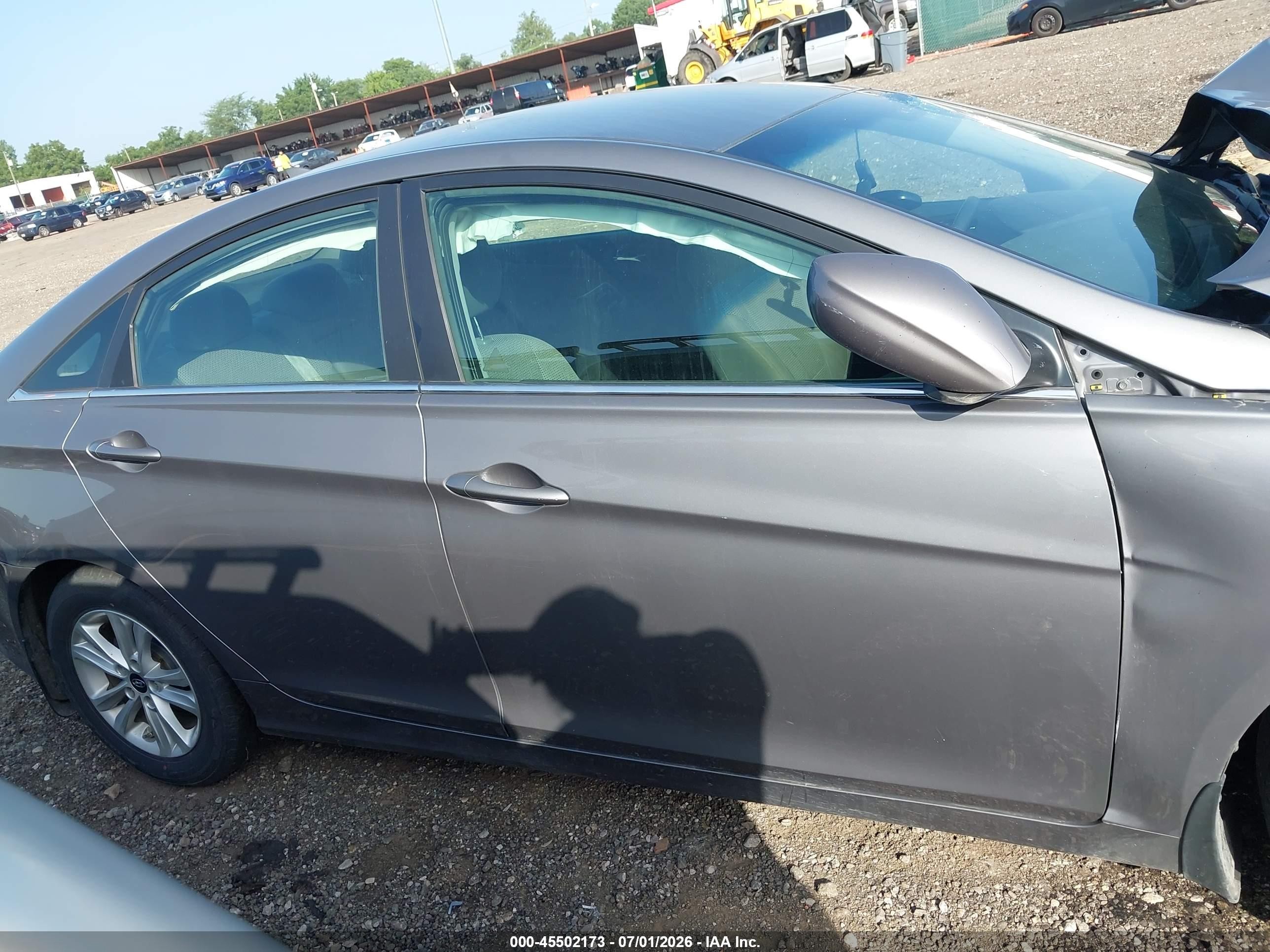 2012 Hyundai Sonata Gls Gray vin: 5NPEB4AC7CH353035