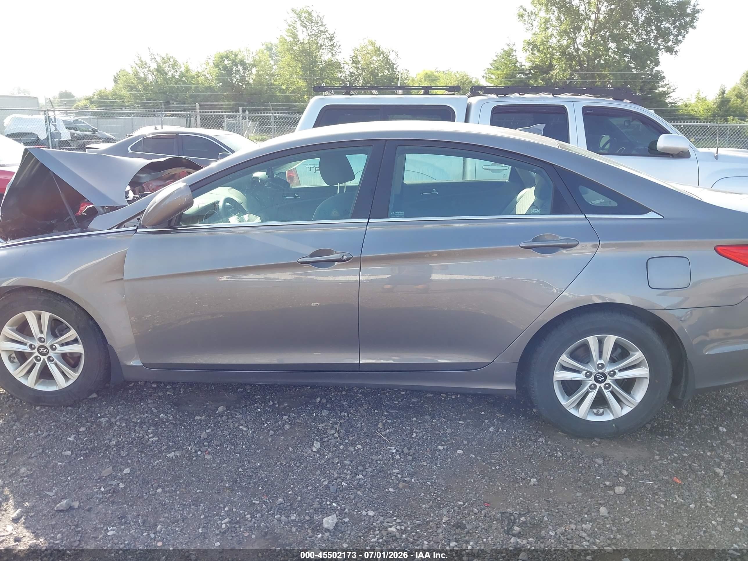 2012 Hyundai Sonata Gls Gray vin: 5NPEB4AC7CH353035