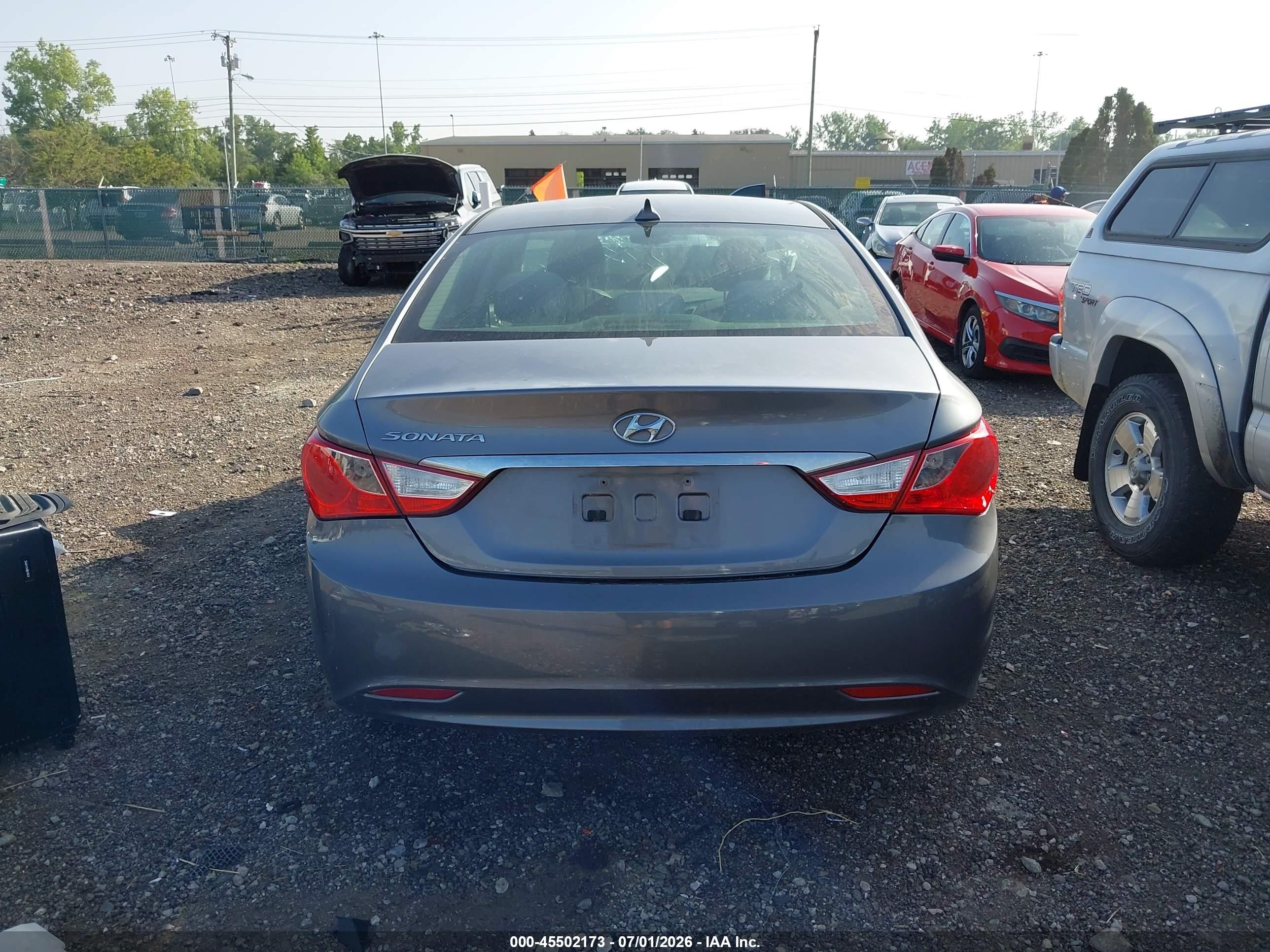 2012 Hyundai Sonata Gls Gray vin: 5NPEB4AC7CH353035