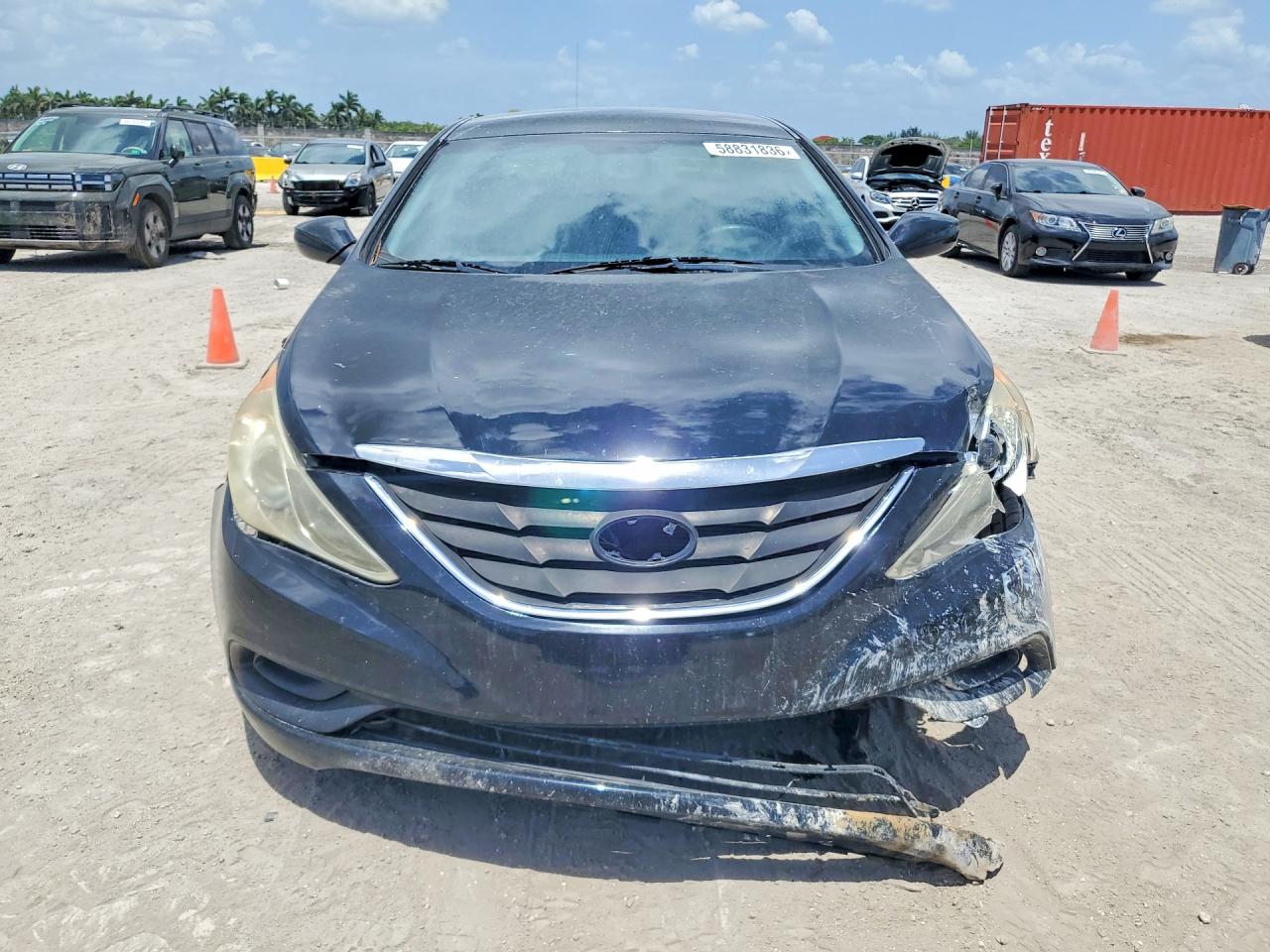 2012 Hyundai Sonata Gls Black vin: 5NPEB4AC7CH353617