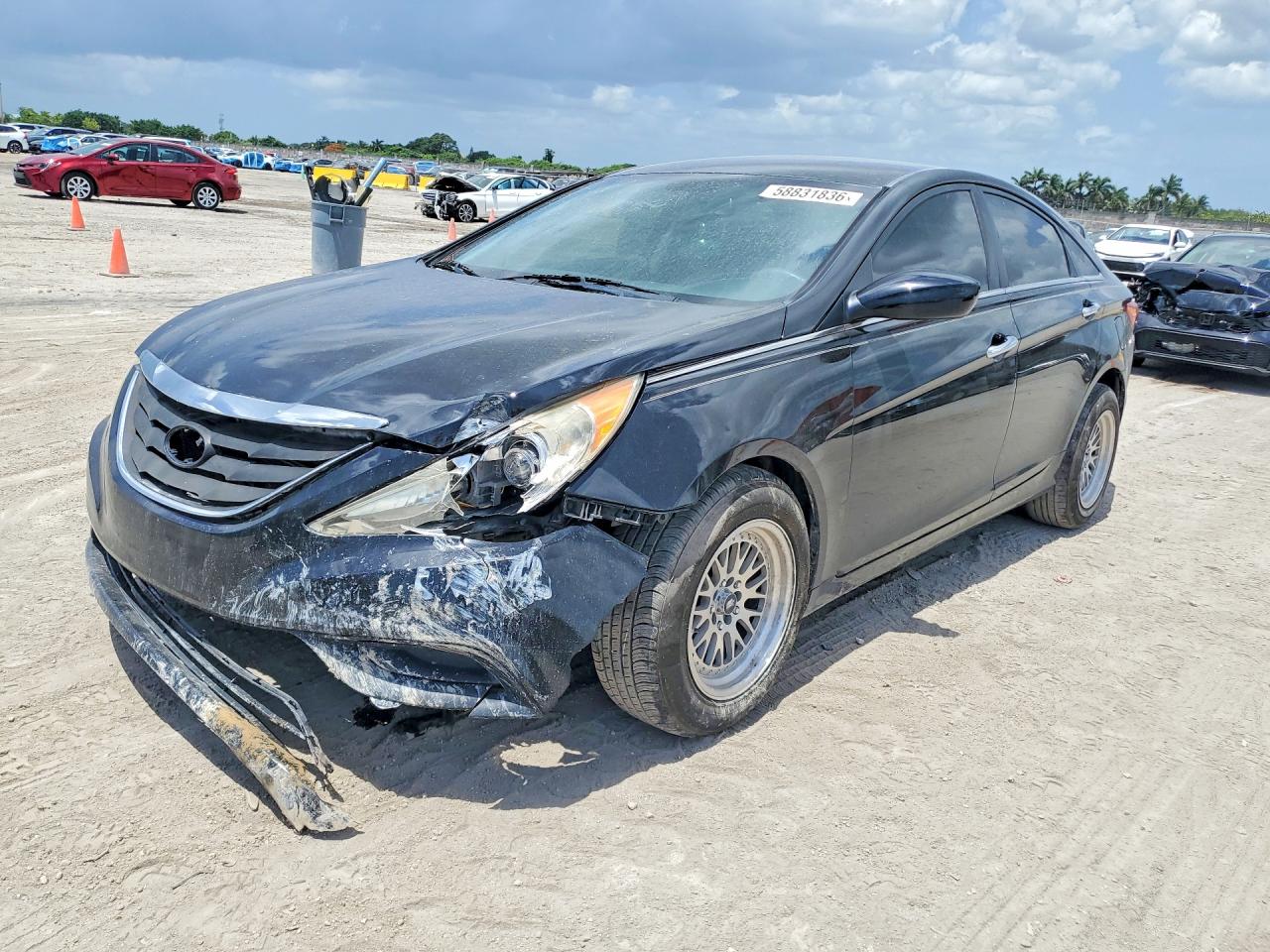 2012 Hyundai Sonata Gls Black vin: 5NPEB4AC7CH353617