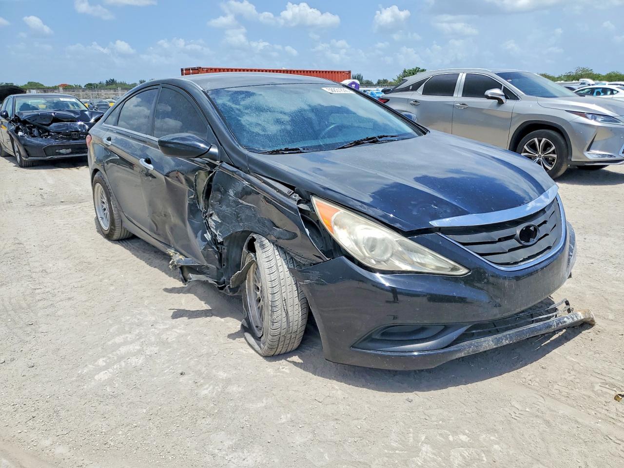2012 Hyundai Sonata Gls Black vin: 5NPEB4AC7CH353617