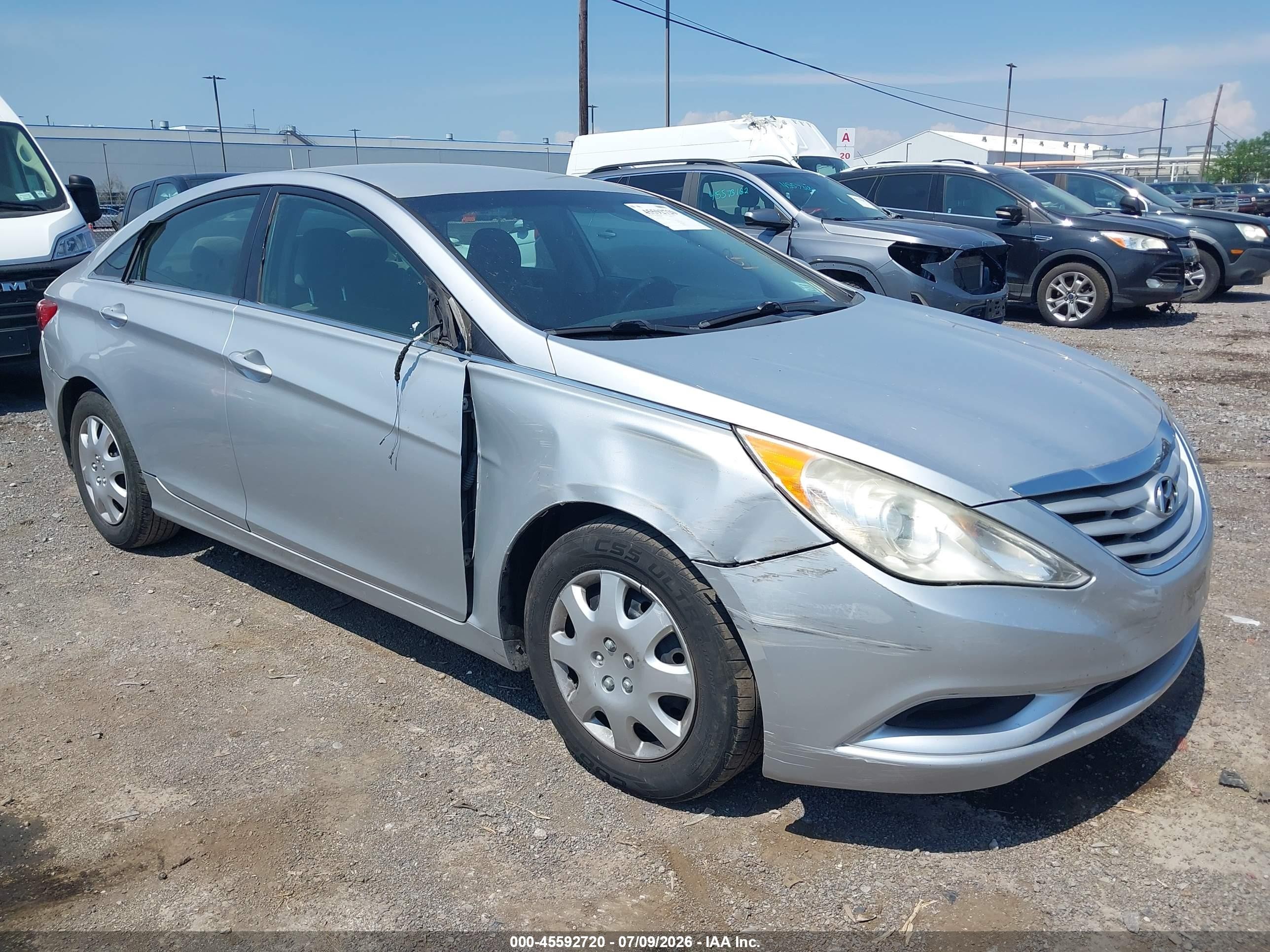 2012 Hyundai Sonata Gls Silver vin: 5NPEB4AC7CH354170