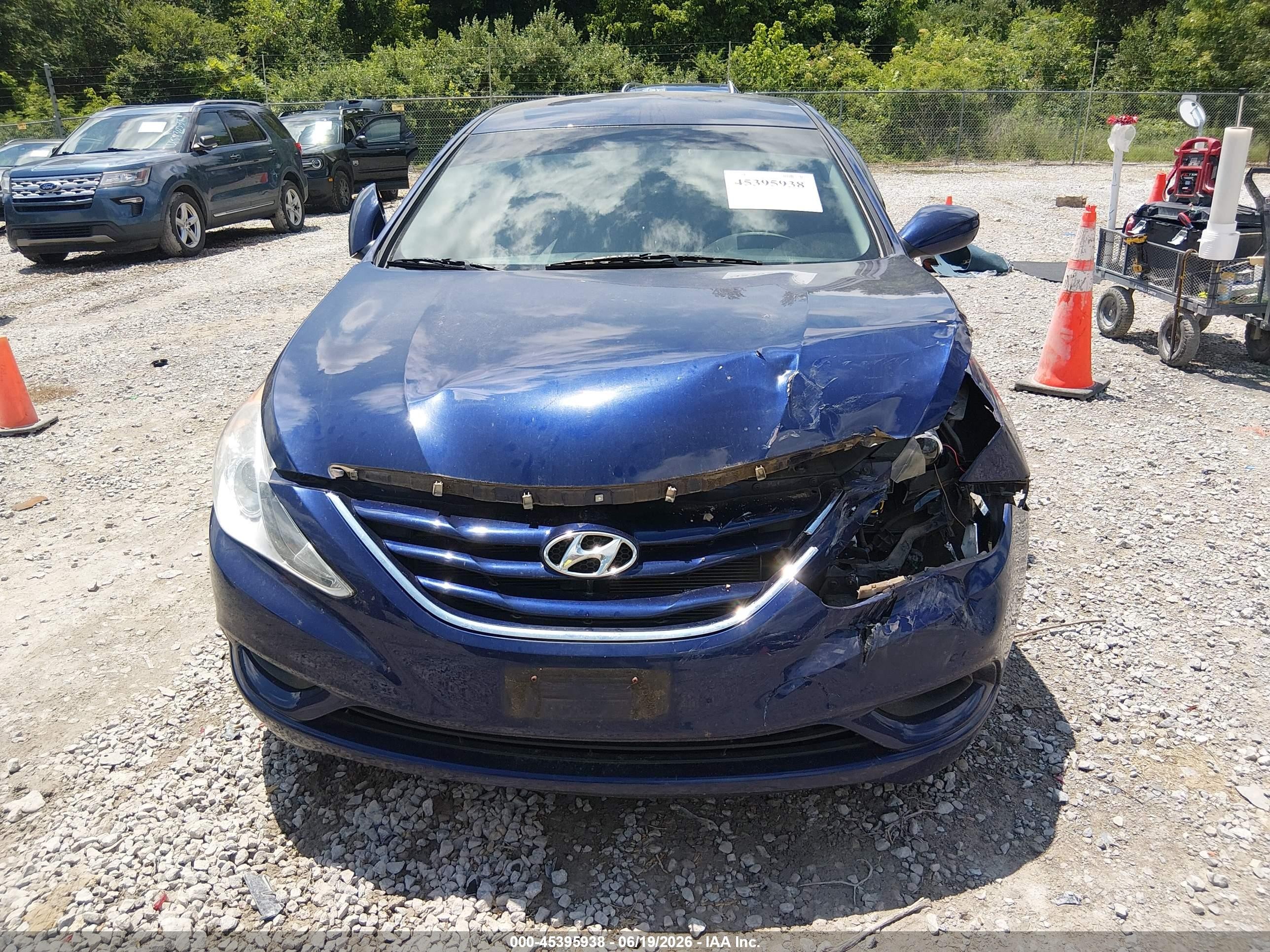 2012 Hyundai Sonata Gls Blue vin: 5NPEB4AC7CH357585