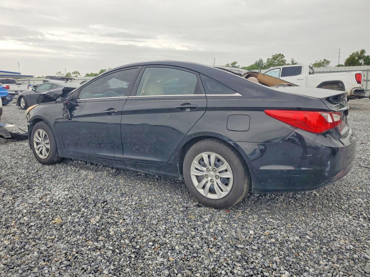2012 Hyundai Sonata Gls Black vin: 5NPEB4AC7CH357618