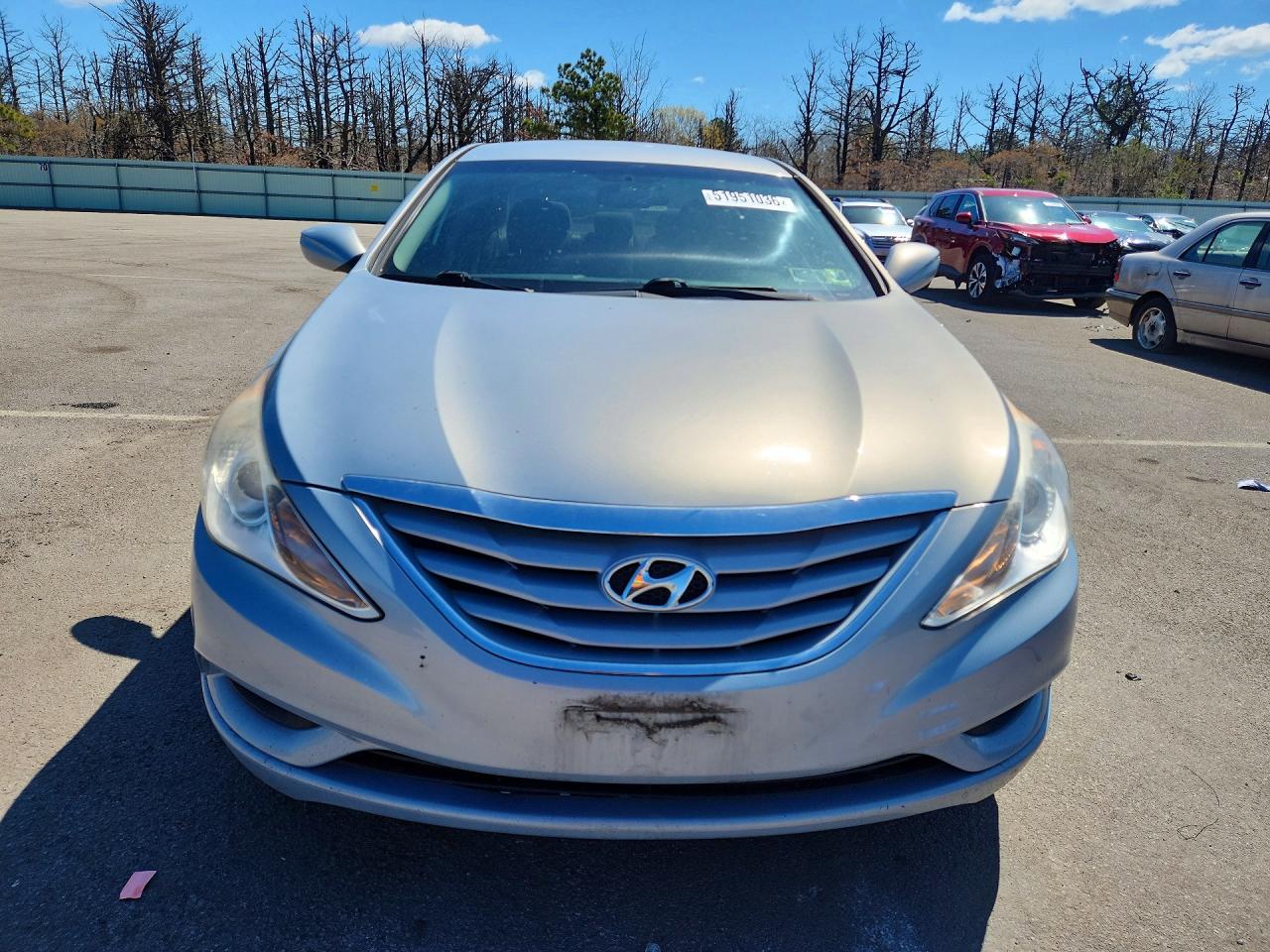 2012 Hyundai Sonata Gls Blue vin: 5NPEB4AC7CH361362