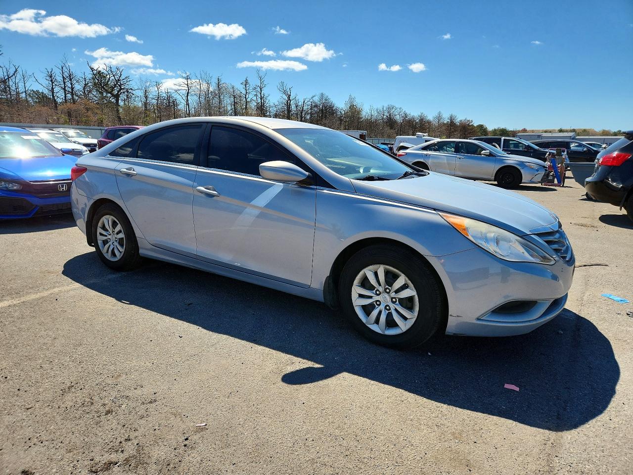 2012 Hyundai Sonata Gls Blue vin: 5NPEB4AC7CH361362