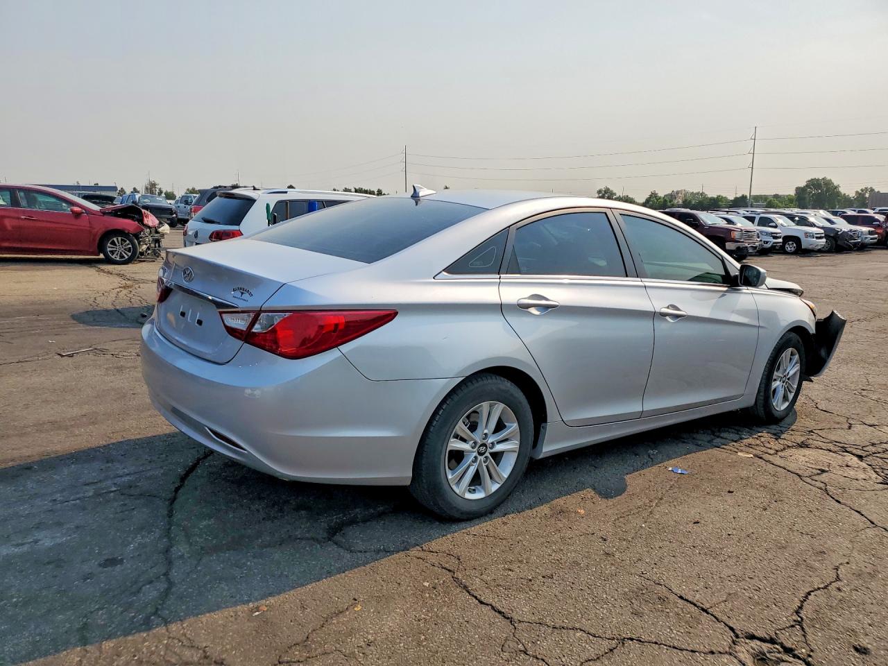 2012 Hyundai Sonata Gls Серебряный vin: 5NPEB4AC7CH376153