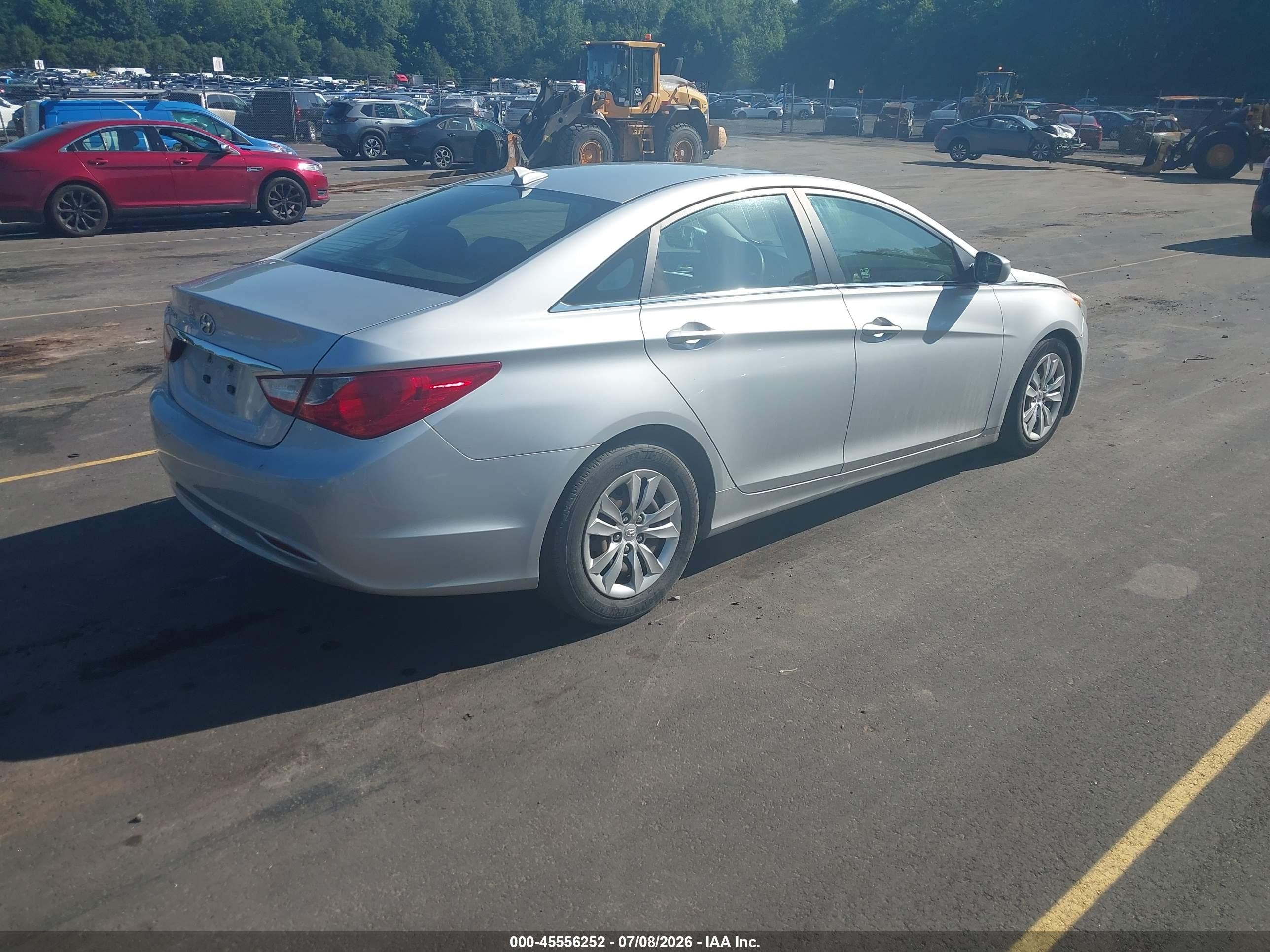 2012 Hyundai Sonata Gls Silver vin: 5NPEB4AC7CH379828