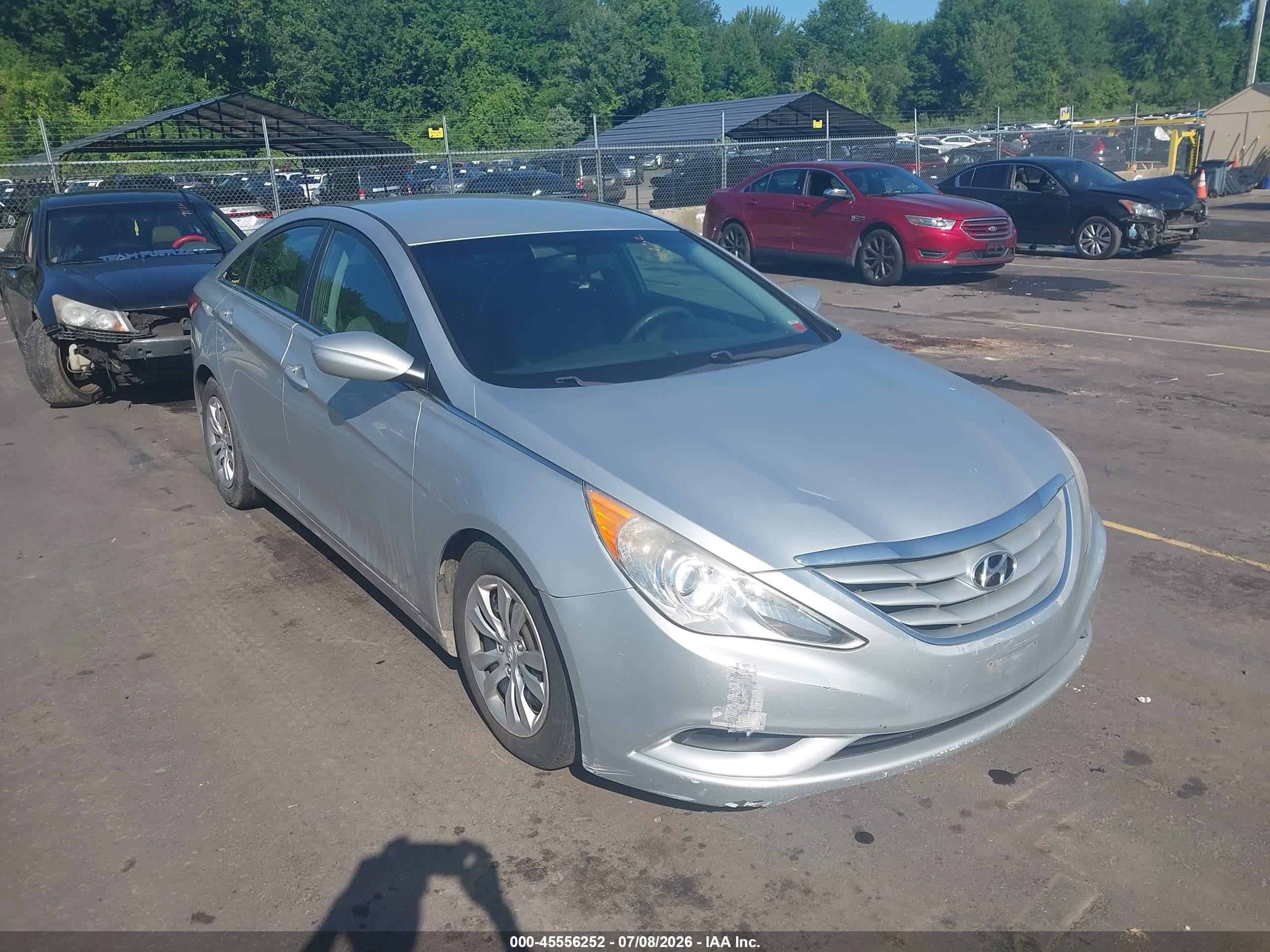 2012 Hyundai Sonata Gls Silver vin: 5NPEB4AC7CH379828