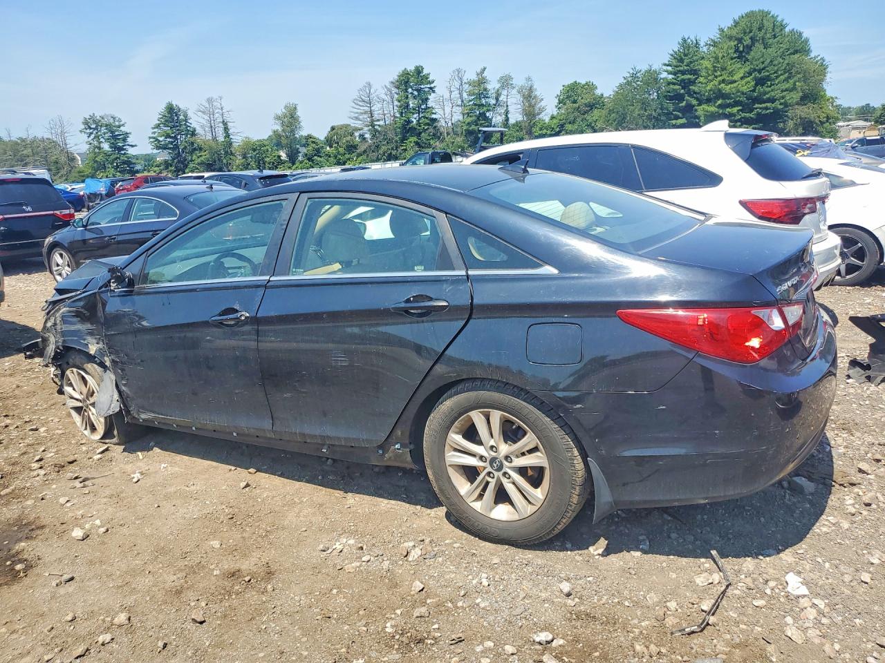 2012 Hyundai Sonata Gls Black vin: 5NPEB4AC7CH380008
