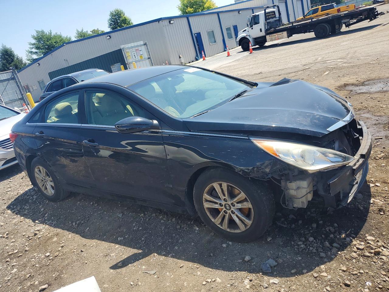 2012 Hyundai Sonata Gls Black vin: 5NPEB4AC7CH380008