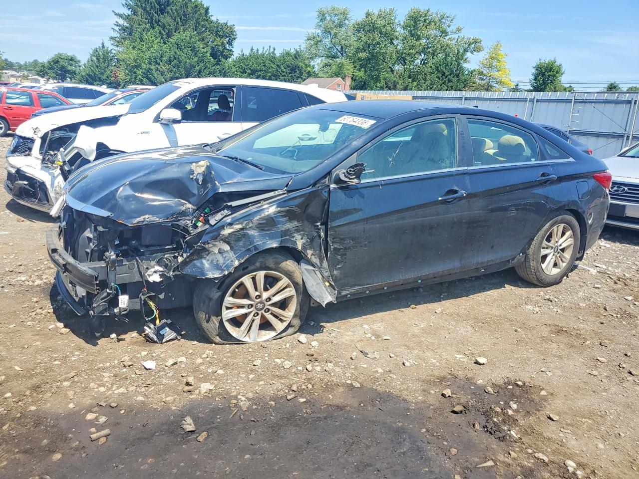 2012 Hyundai Sonata Gls Black vin: 5NPEB4AC7CH380008