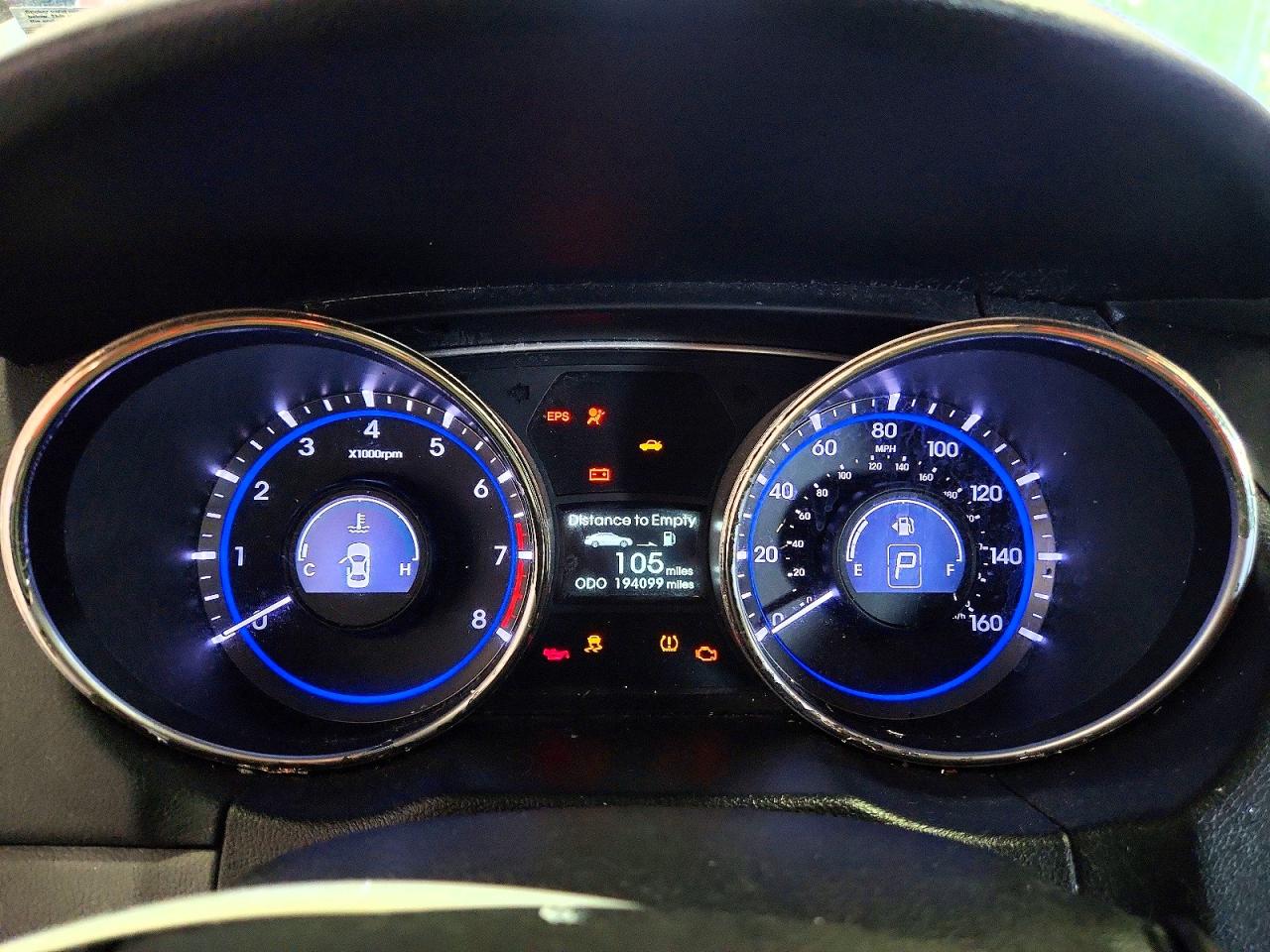 2012 Hyundai Sonata Gls Black vin: 5NPEB4AC7CH381353