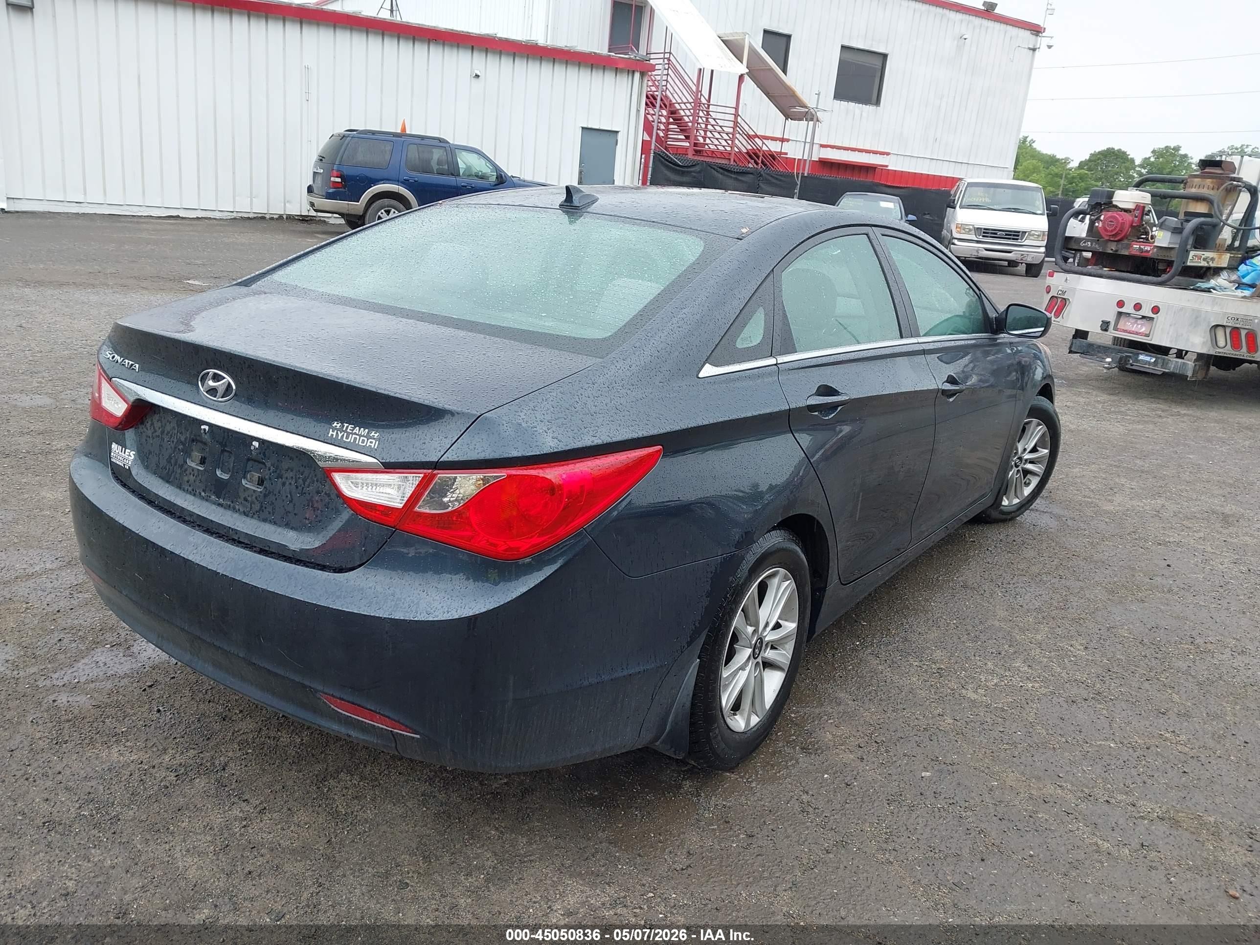 2012 Hyundai Sonata Gls Blue vin: 5NPEB4AC7CH392935