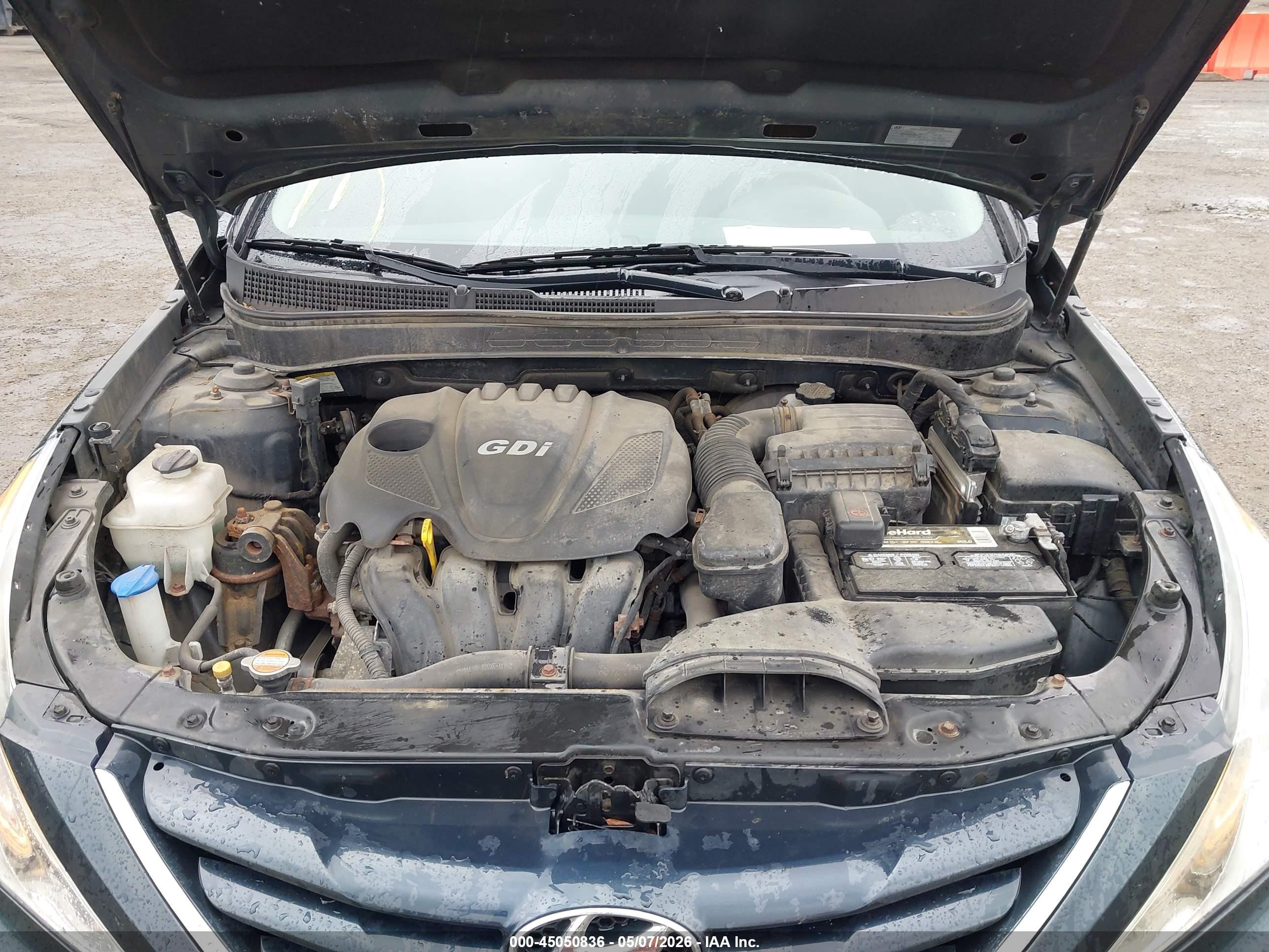 2012 Hyundai Sonata Gls Blue vin: 5NPEB4AC7CH392935