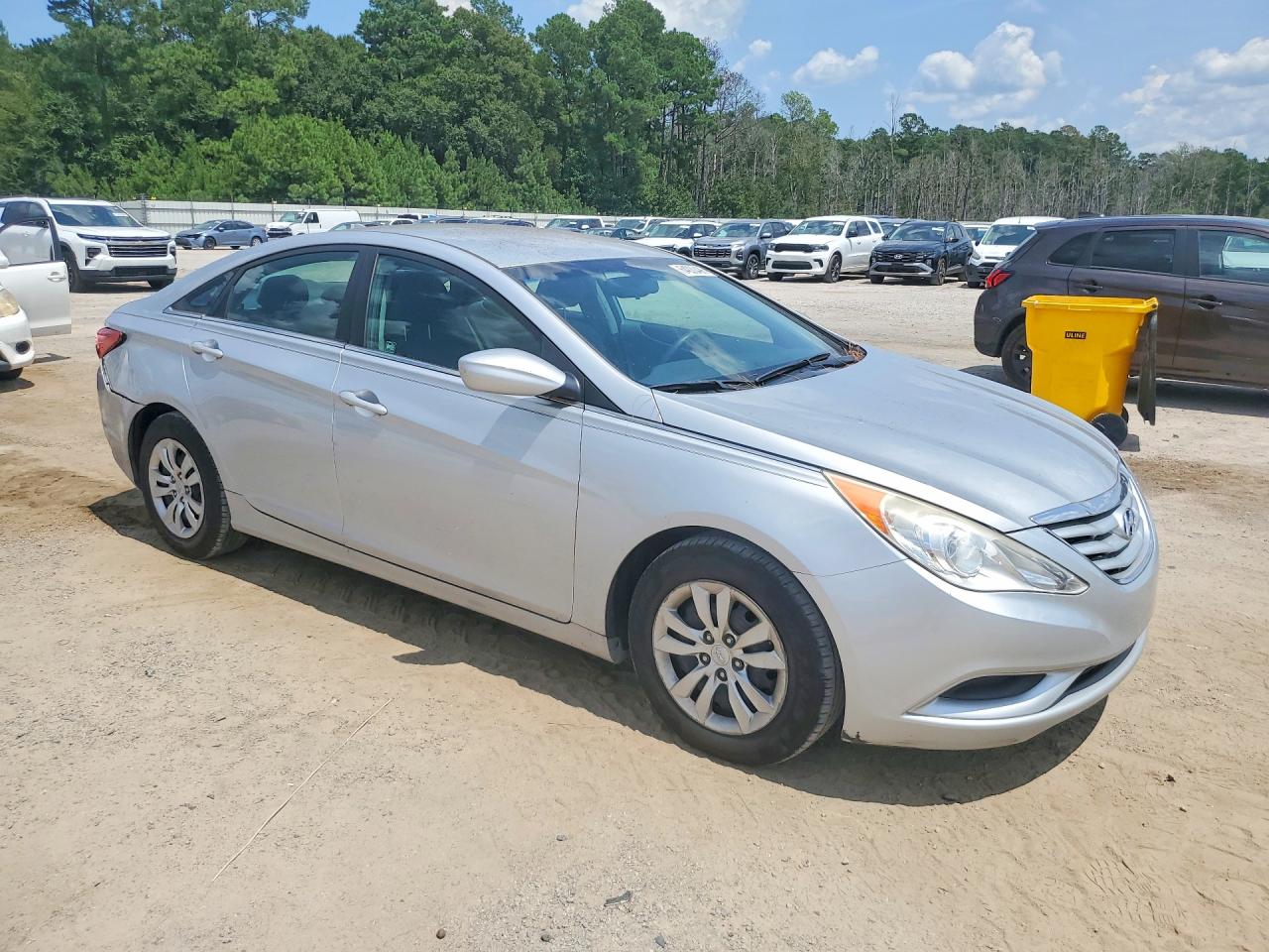 2012 Hyundai Sonata Gls Silver vin: 5NPEB4AC7CH410219