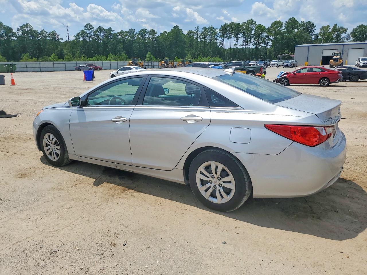 2012 Hyundai Sonata Gls Silver vin: 5NPEB4AC7CH410219