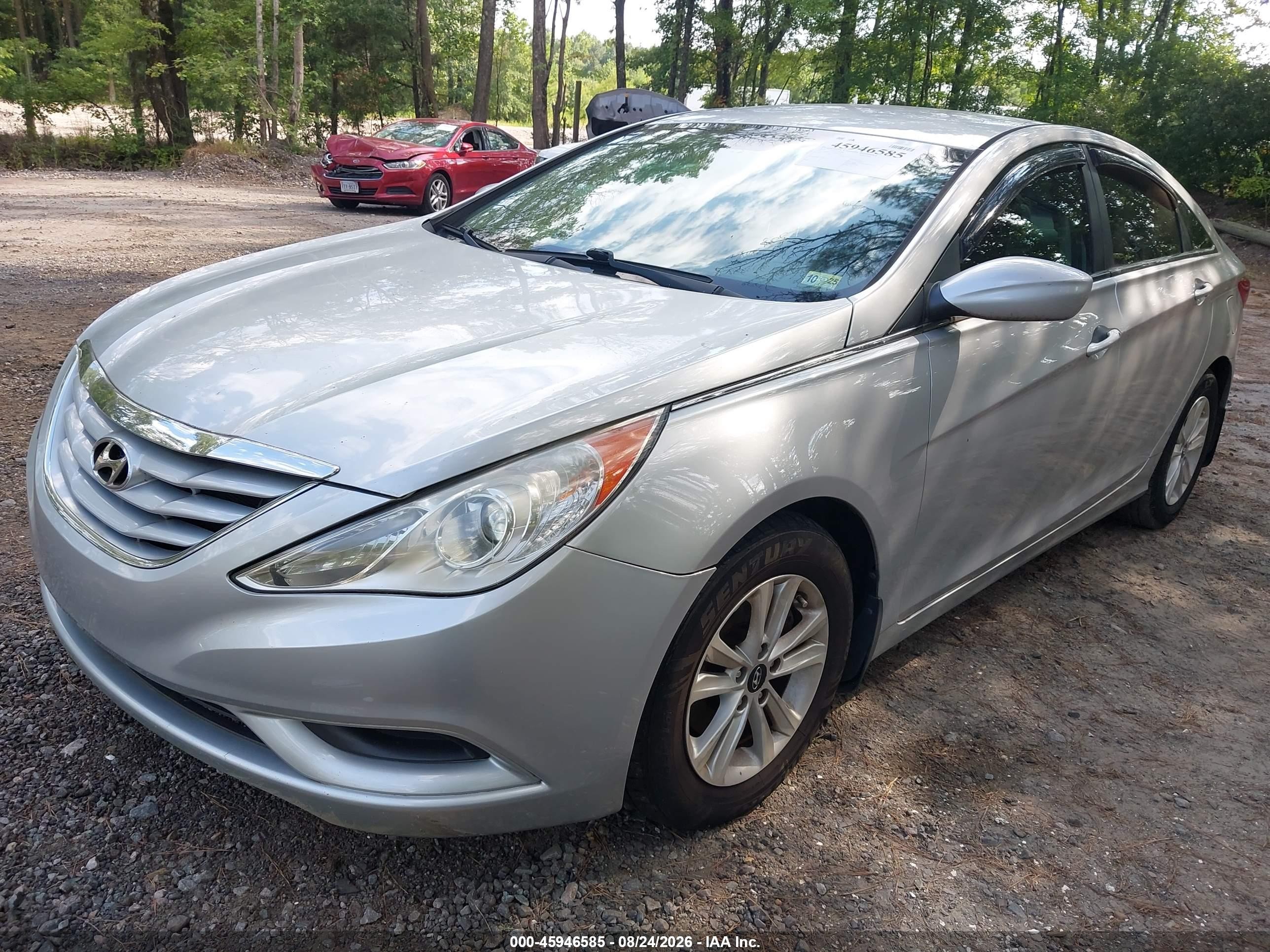 2012 Hyundai Sonata Gls Silver vin: 5NPEB4AC7CH412441