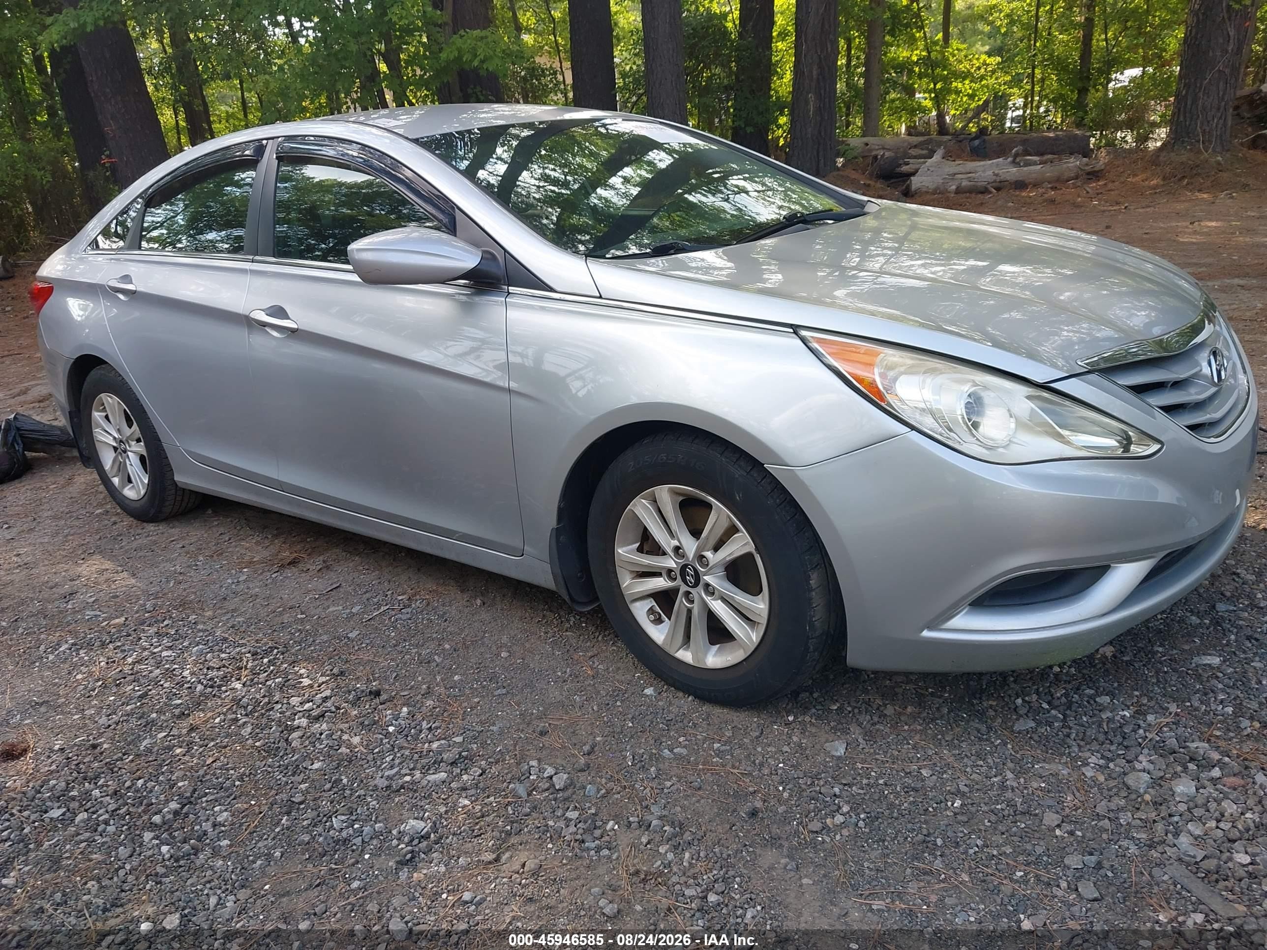 2012 Hyundai Sonata Gls Silver vin: 5NPEB4AC7CH412441
