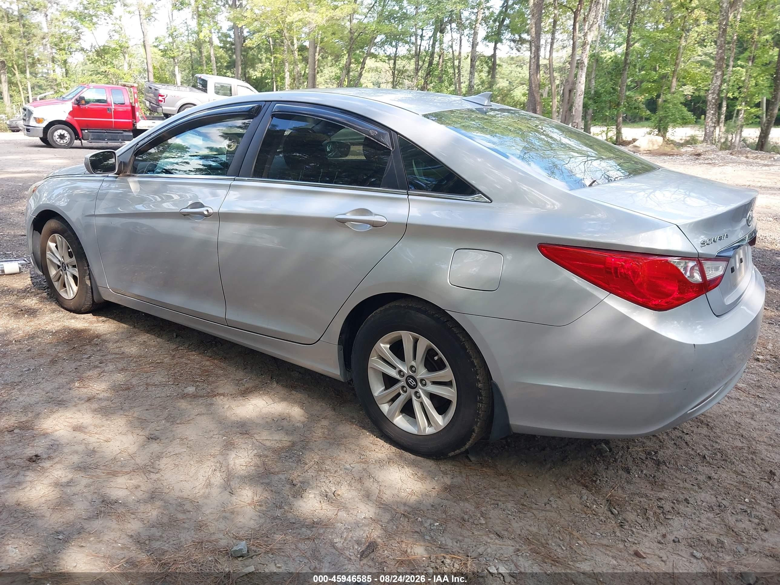 2012 Hyundai Sonata Gls Silver vin: 5NPEB4AC7CH412441