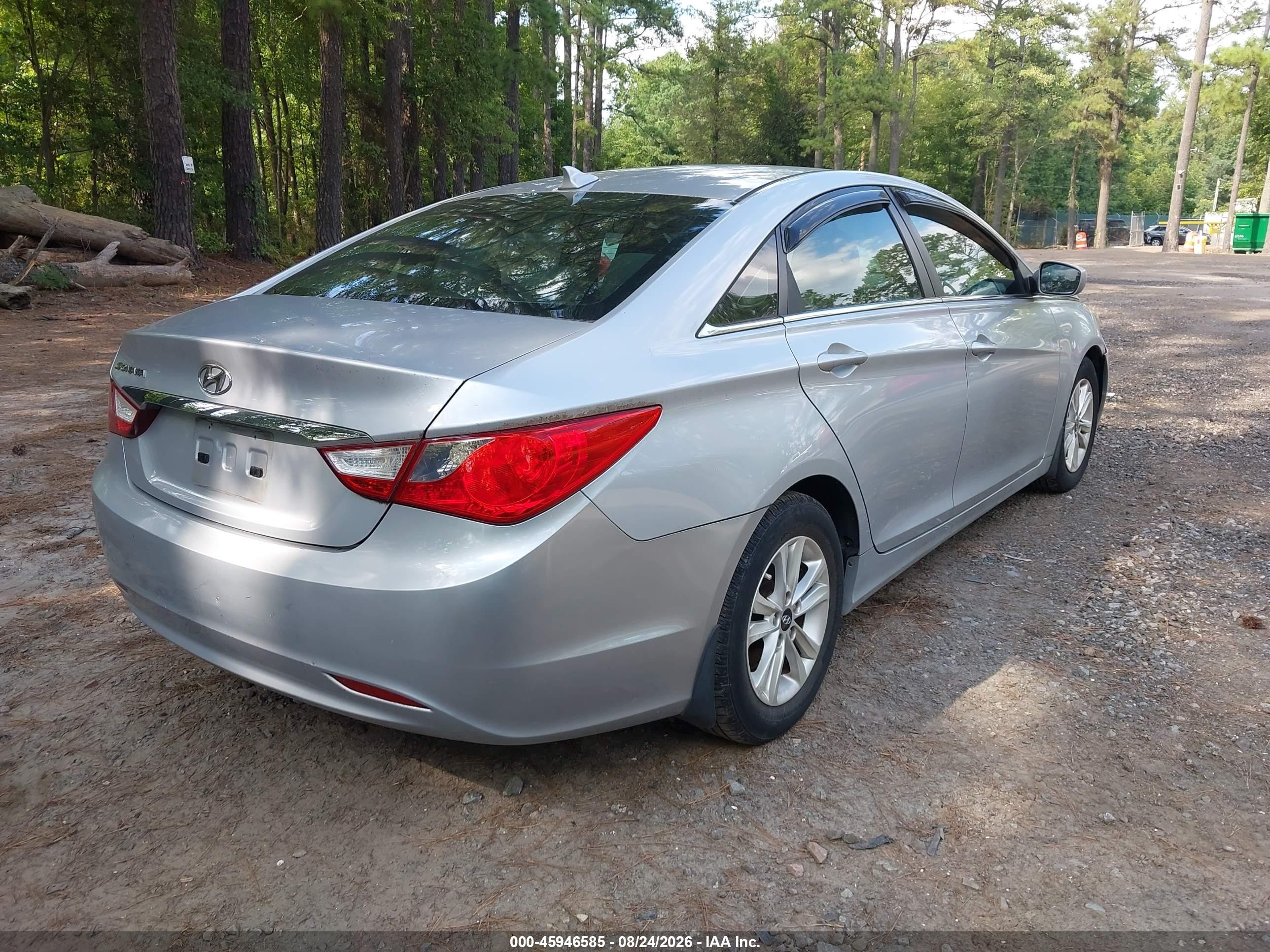 2012 Hyundai Sonata Gls Silver vin: 5NPEB4AC7CH412441