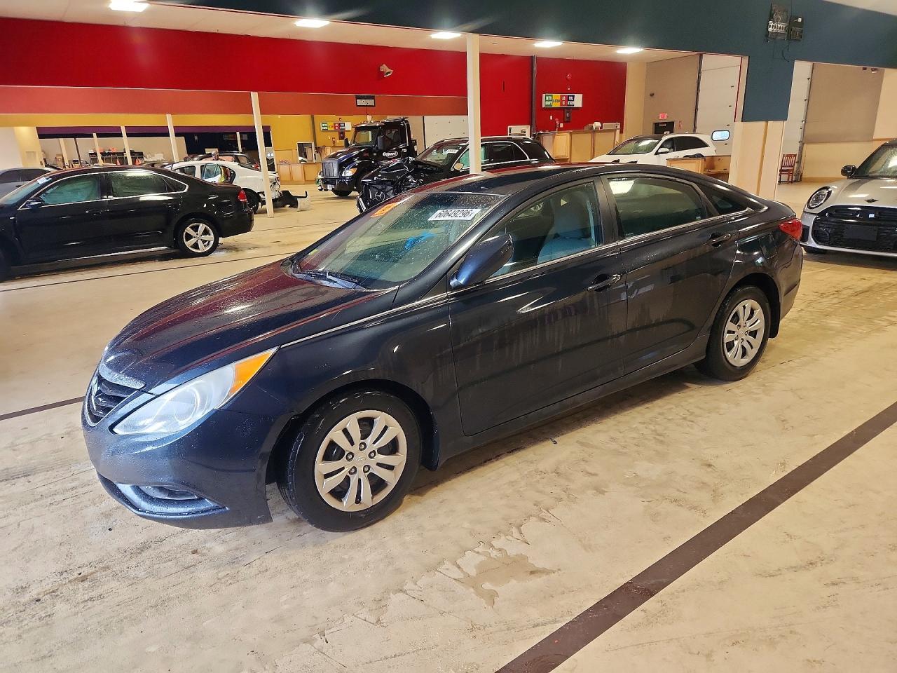 2012 Hyundai Sonata Gls Blue vin: 5NPEB4AC7CH414853